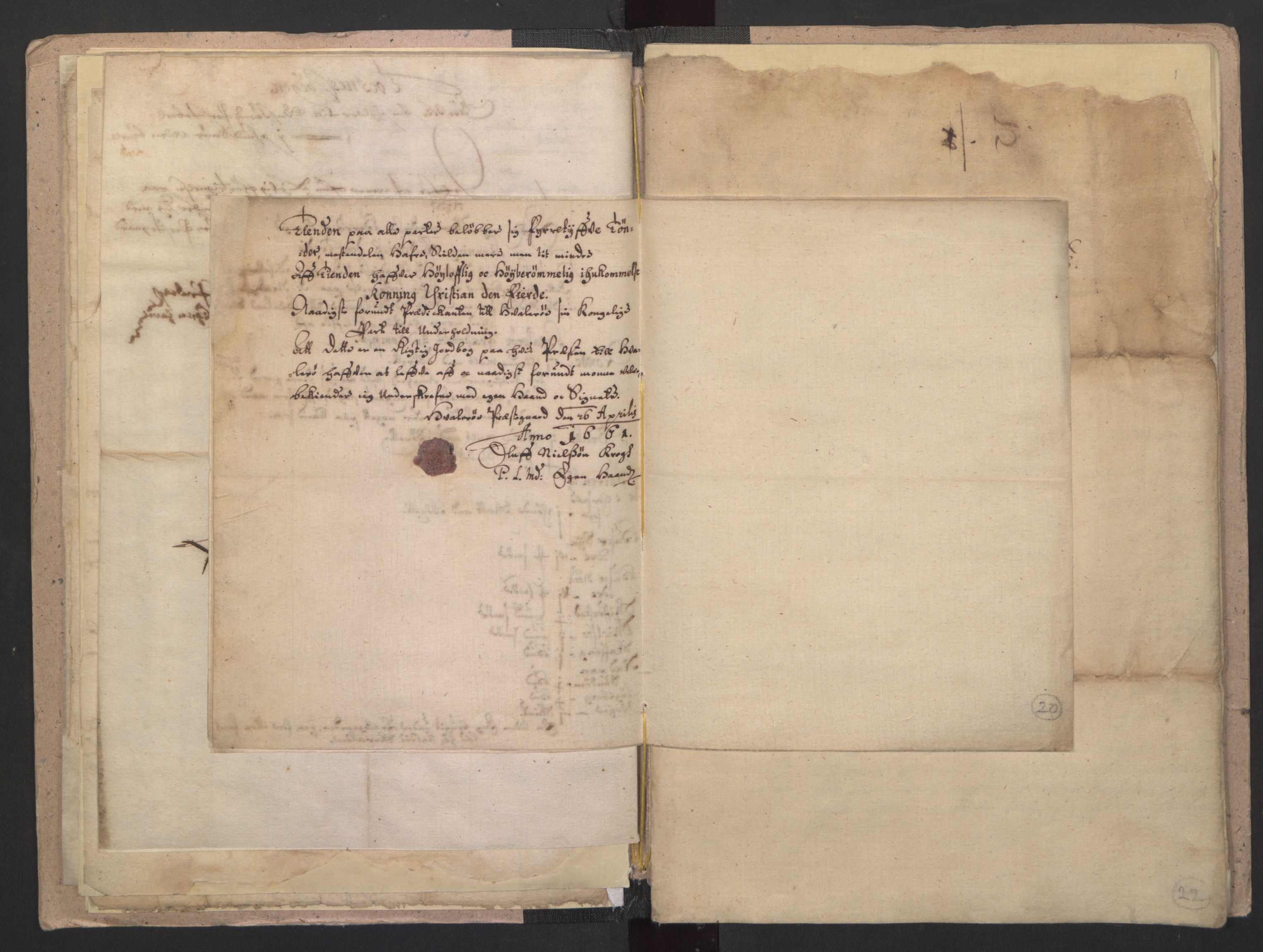 Rentekammeret inntil 1814, Realistisk ordnet avdeling, AV/RA-EA-4070/L/L0002/0003: Fredrikstad lagdømme: / Jordebøker for prestebolene, 1661, p. 19b-20a