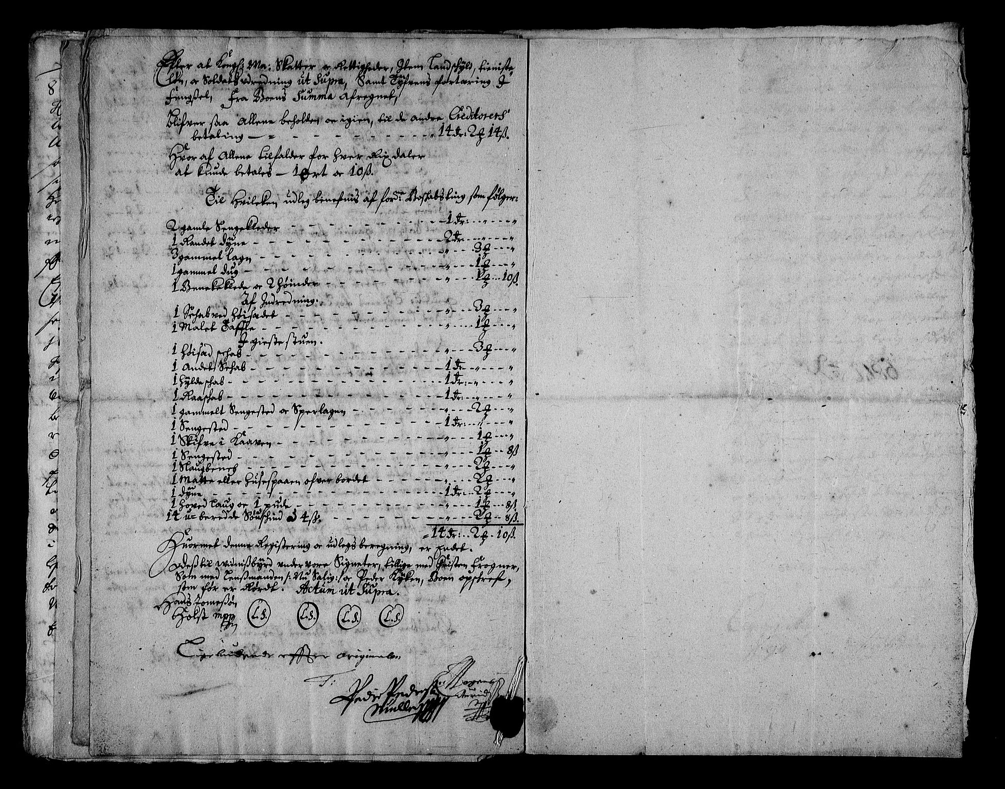 Stattholderembetet 1572-1771, AV/RA-EA-2870/Af/L0003: Avskrifter av vedlegg til originale supplikker, nummerert i samsvar med supplikkbøkene, 1689-1691, p. 282