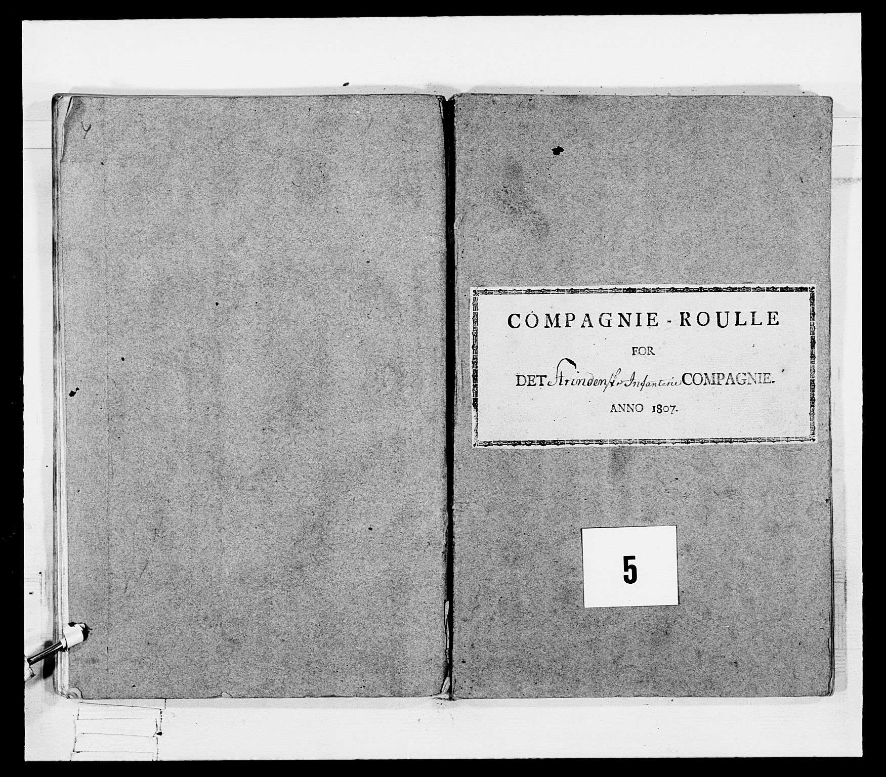 Generalitets- og kommissariatskollegiet, Det kongelige norske kommissariatskollegium, AV/RA-EA-5420/E/Eh/L0075b: 1. Trondheimske nasjonale infanteriregiment, 1807, p. 186