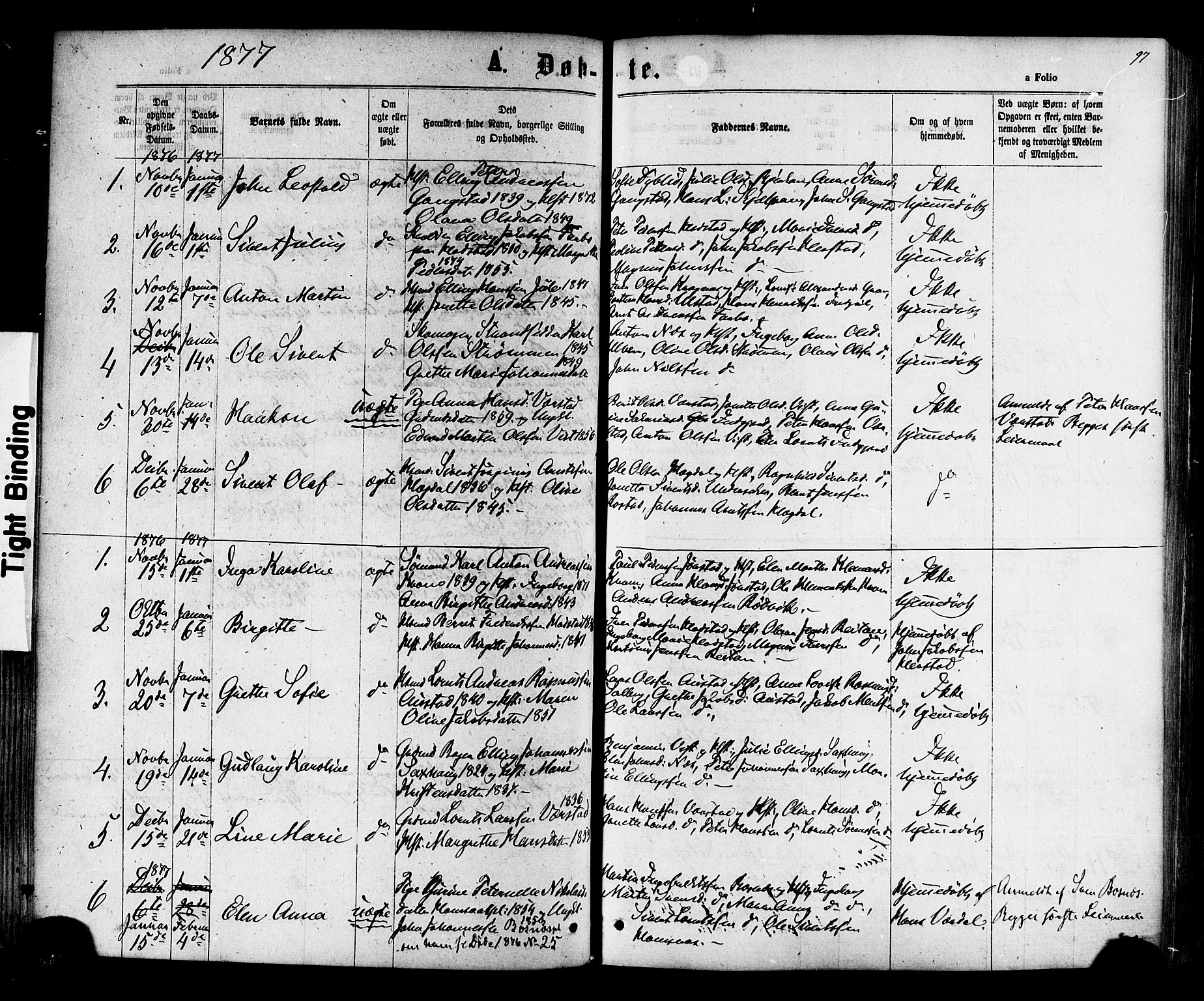 Ministerialprotokoller, klokkerbøker og fødselsregistre - Nord-Trøndelag, SAT/A-1458/730/L0284: Parish register (official) no. 730A09, 1866-1878, p. 97