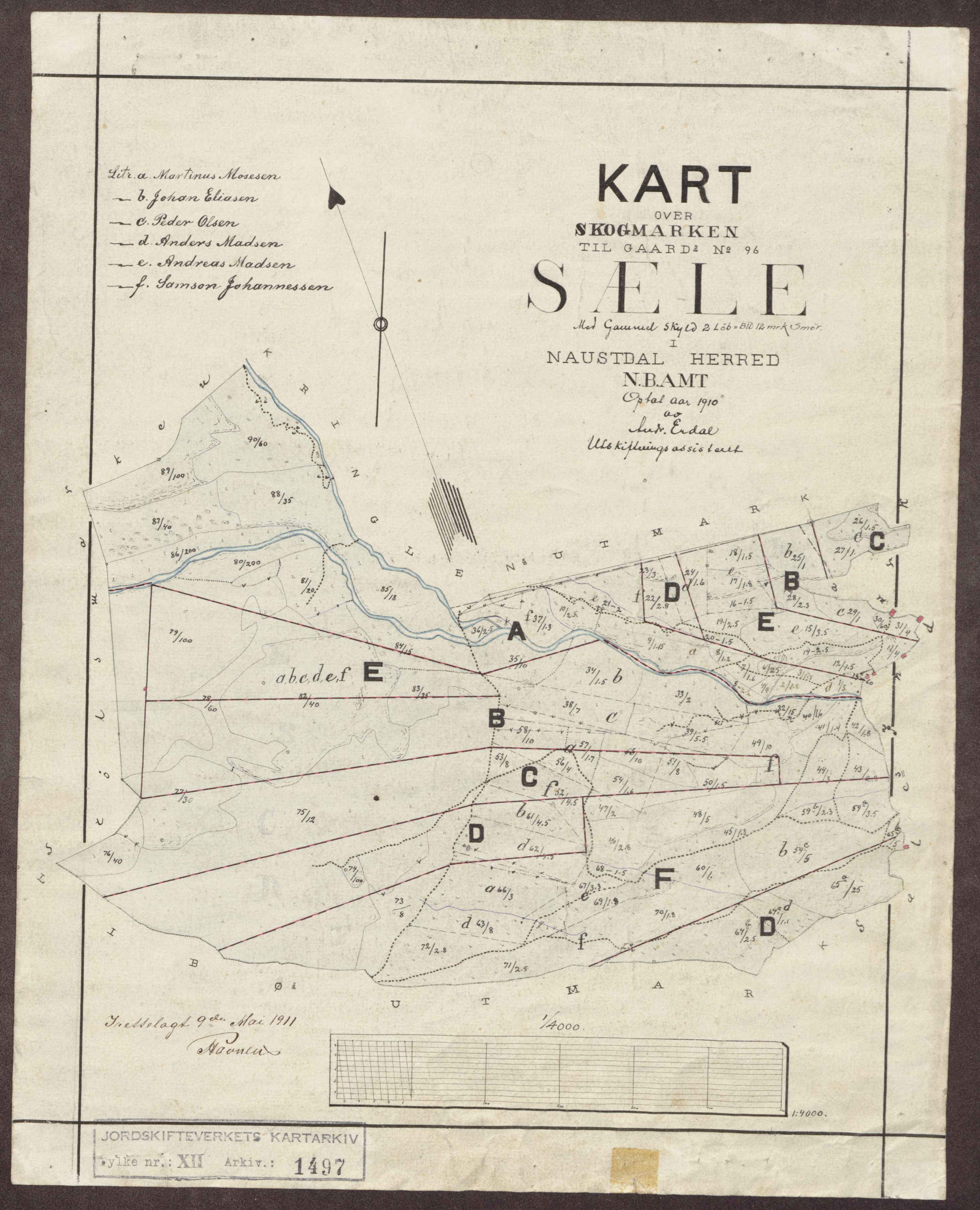 Jordskifteverkets kartarkiv, AV/RA-S-3929/T, 1859-1988, p. 1699