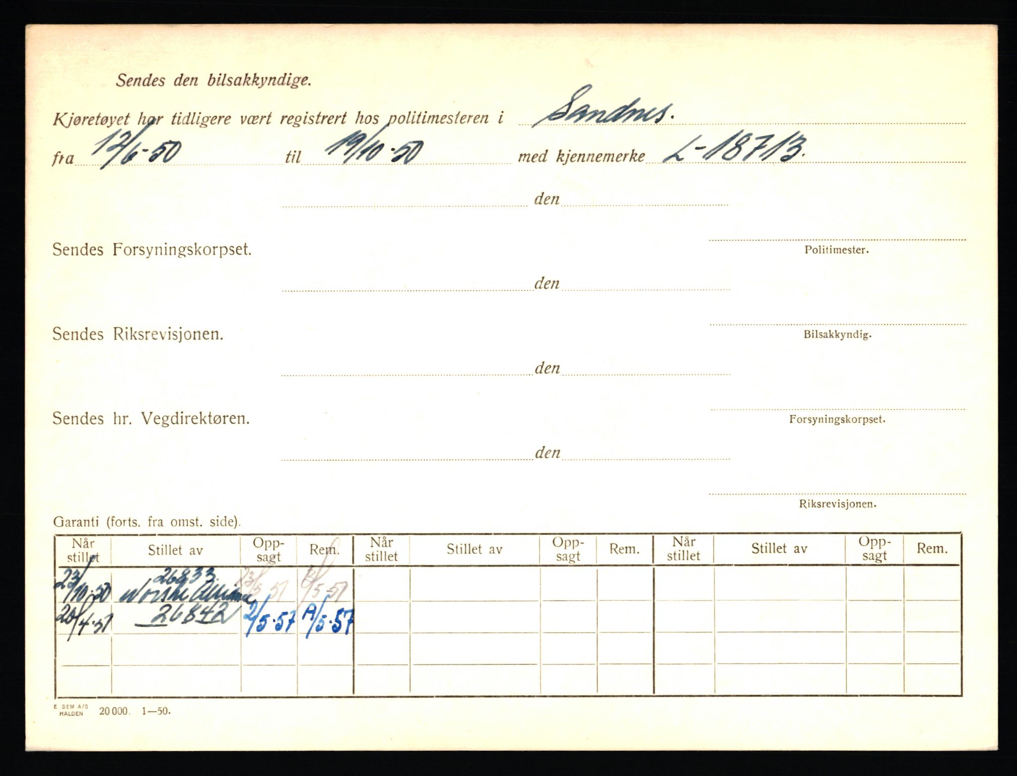 Stavanger trafikkstasjon, AV/SAST-A-101942/0/F/L0027: L-14600 - L-15149, 1930-1971, p. 308