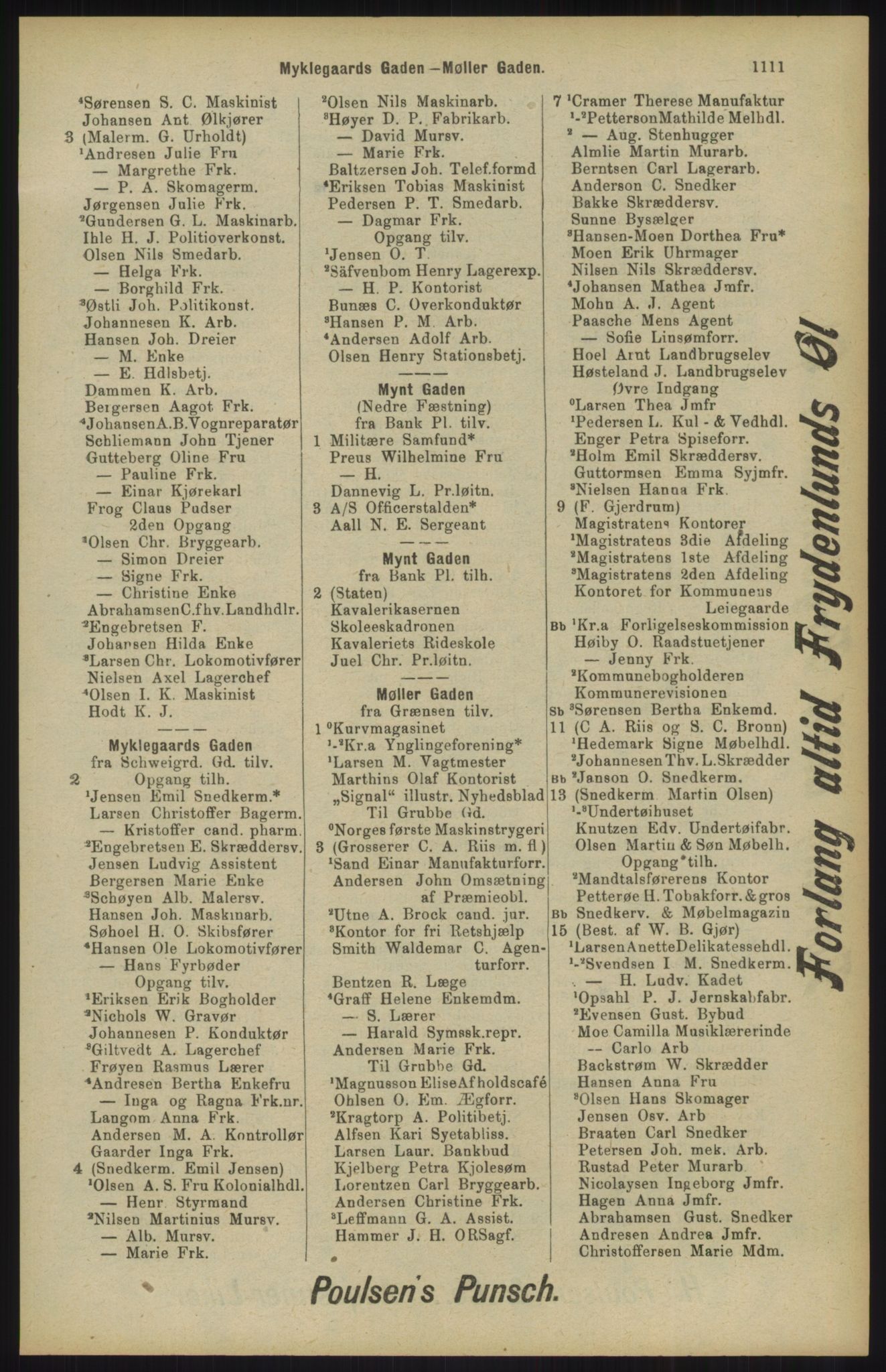 Kristiania/Oslo adressebok, PUBL/-, 1904, p. 1111