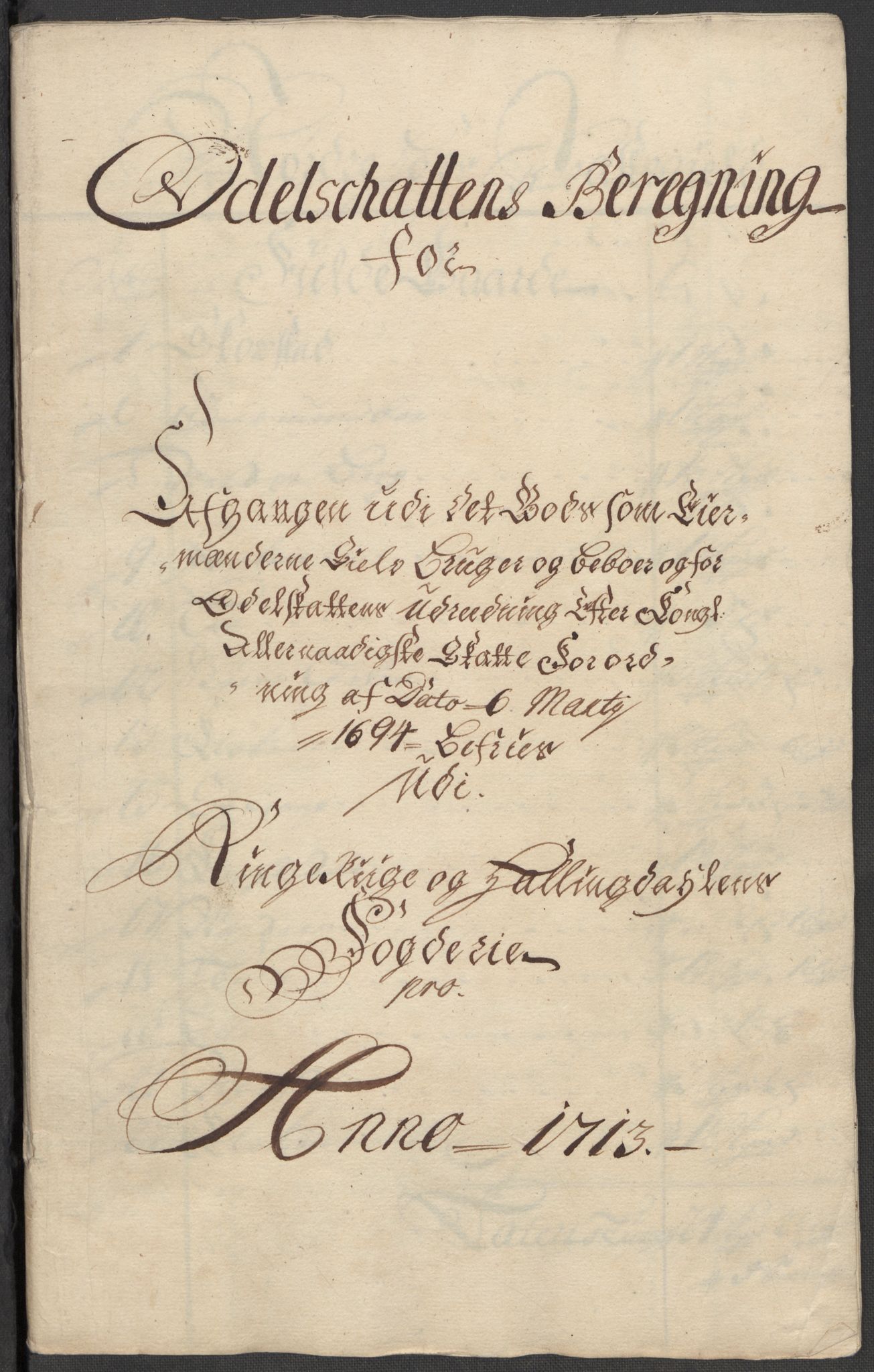 Rentekammeret inntil 1814, Reviderte regnskaper, Fogderegnskap, AV/RA-EA-4092/R23/L1471: Fogderegnskap Ringerike og Hallingdal, 1713-1714, p. 284
