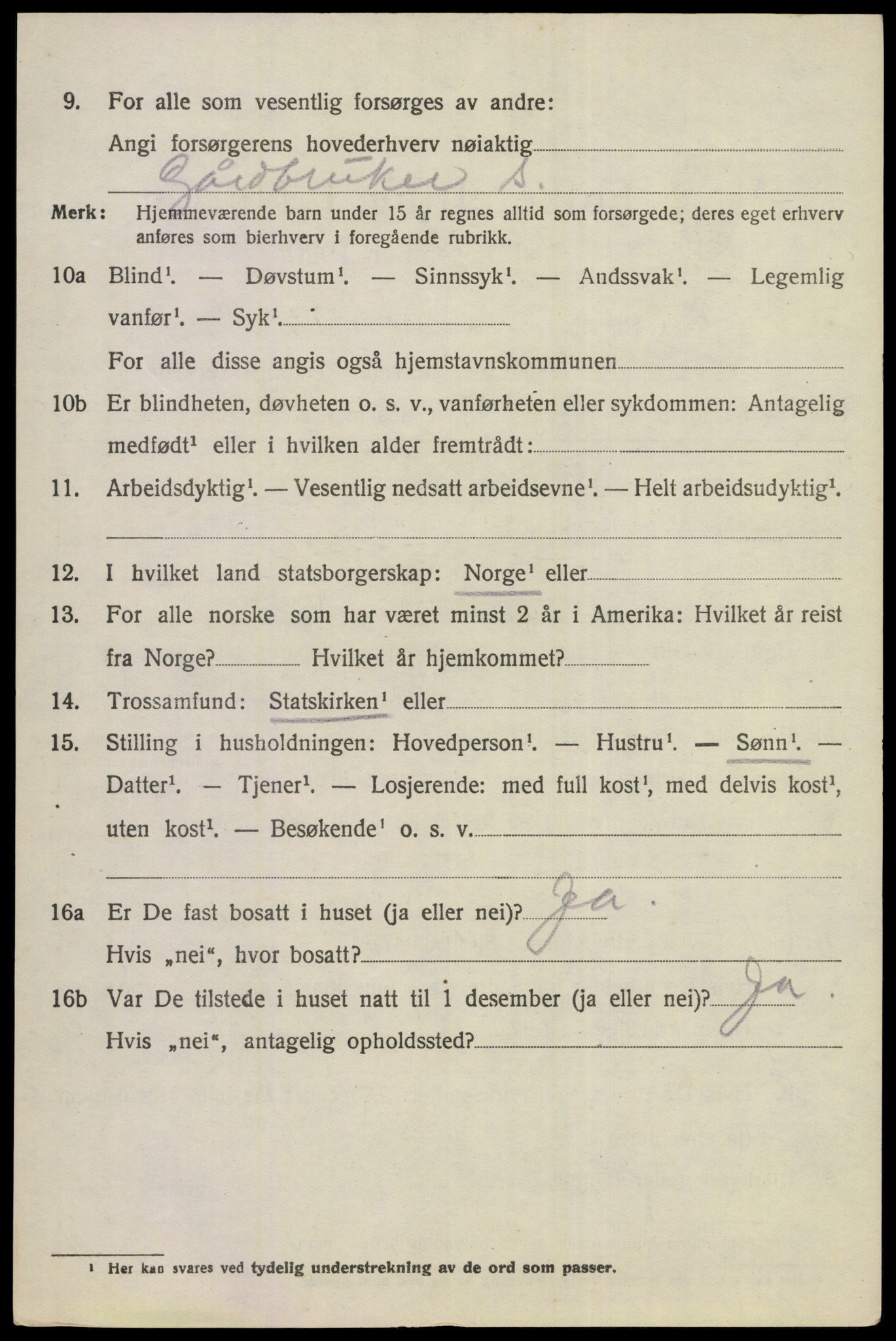 SAKO, 1920 census for Norderhov, 1920, p. 18507