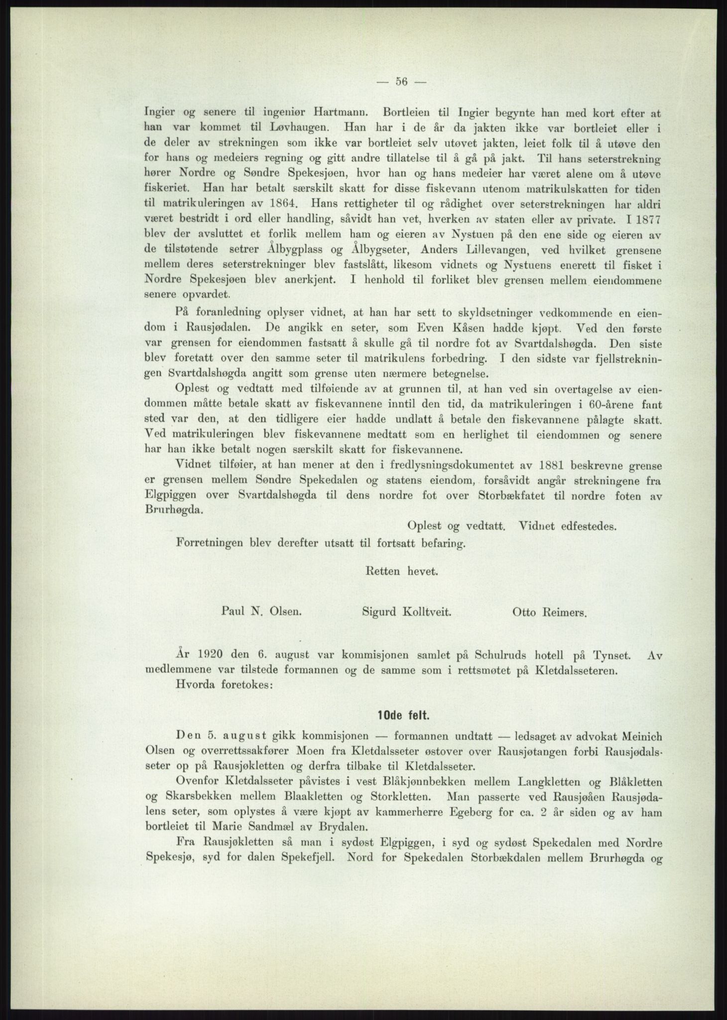 Høyfjellskommisjonen, AV/RA-S-1546/X/Xa/L0001: Nr. 1-33, 1909-1953, p. 4320