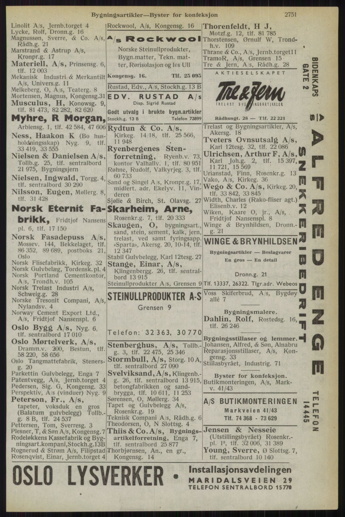 Kristiania/Oslo adressebok, PUBL/-, 1944, p. 2751