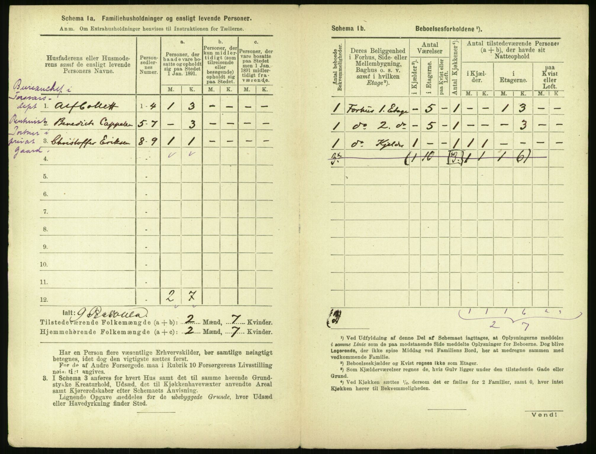 RA, 1891 census for 0301 Kristiania, 1891, p. 40544