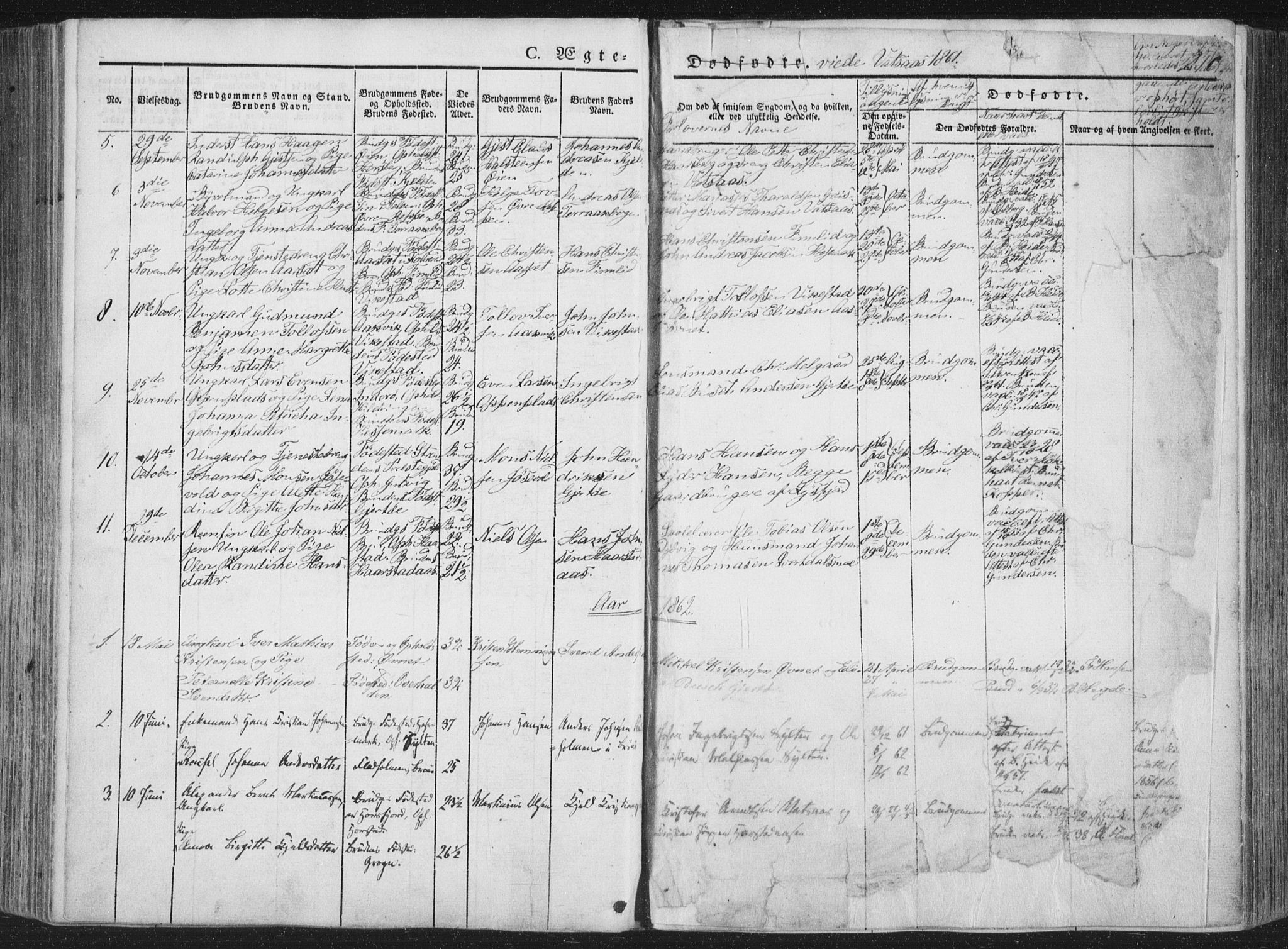 Ministerialprotokoller, klokkerbøker og fødselsregistre - Nordland, SAT/A-1459/810/L0144: Parish register (official) no. 810A07 /1, 1841-1862, p. 210