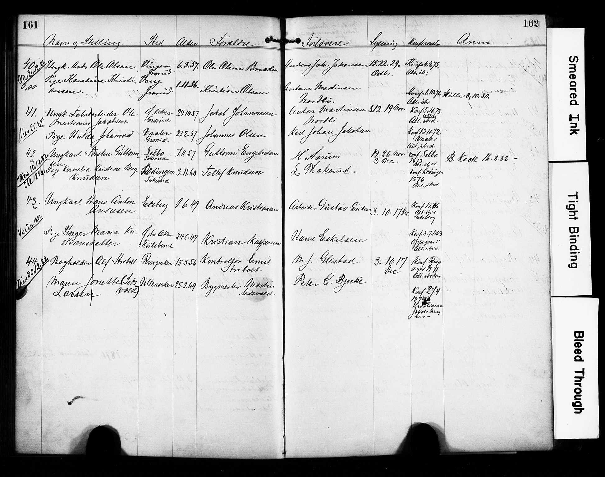 Østre Aker prestekontor Kirkebøker, AV/SAO-A-10840/H/Ha/L0004: Banns register no. I 4, 1878-1901, p. 161-162