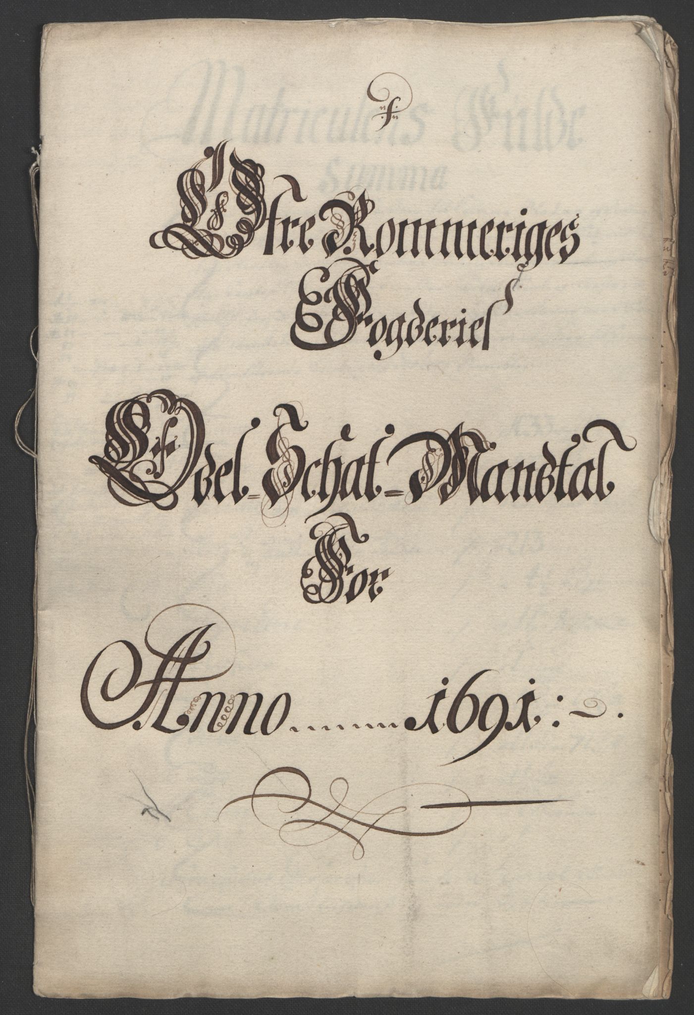 Rentekammeret inntil 1814, Reviderte regnskaper, Fogderegnskap, RA/EA-4092/R12/L0703: Fogderegnskap Øvre Romerike, 1691, p. 197