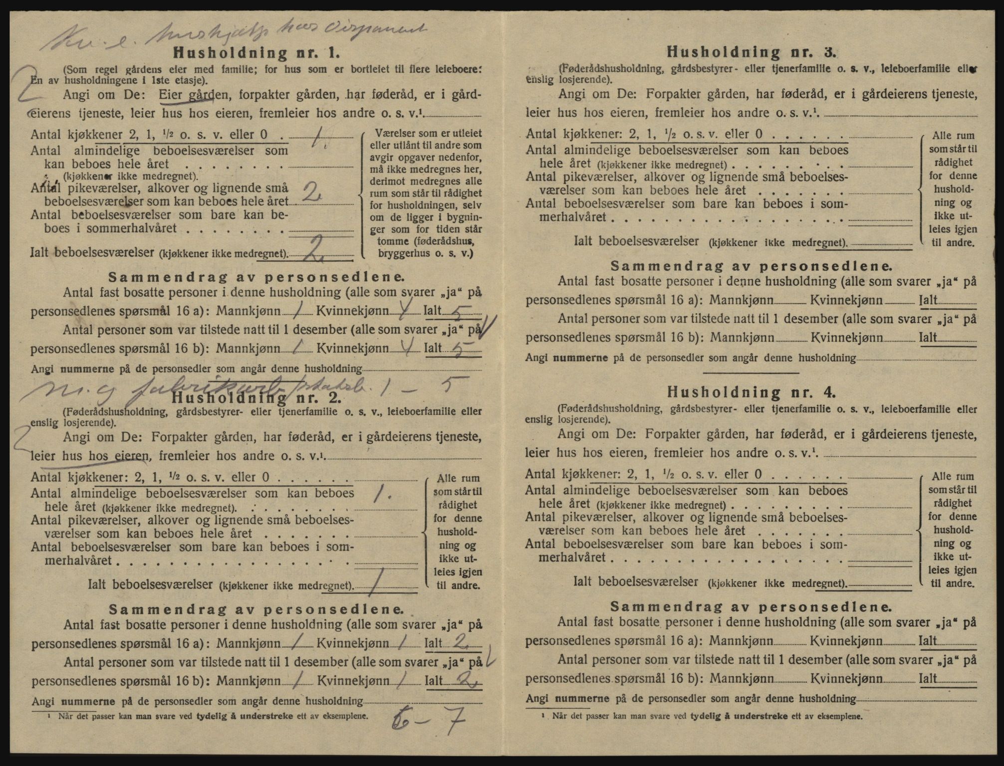 SAO, 1920 census for Glemmen, 1920, p. 1512