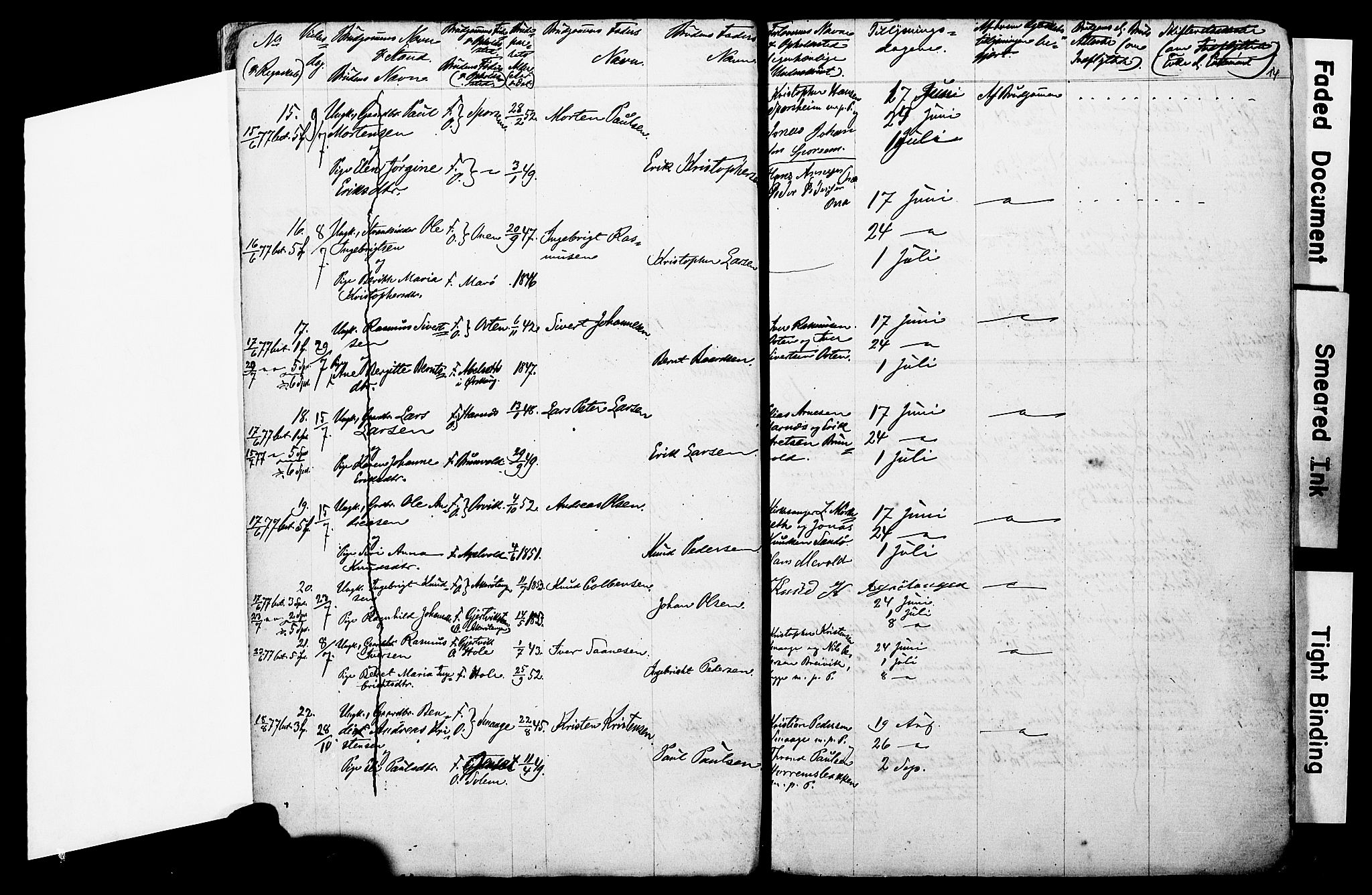 Ministerialprotokoller, klokkerbøker og fødselsregistre - Møre og Romsdal, SAT/A-1454/560/L0722: Banns register no. 560A06, 1871-1883, p. 14