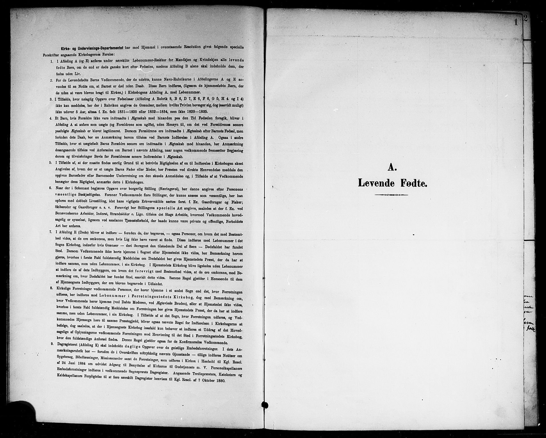 Skåtøy kirkebøker, SAKO/A-304/G/Ga/L0004: Parish register (copy) no. I 4, 1898-1916, p. 1
