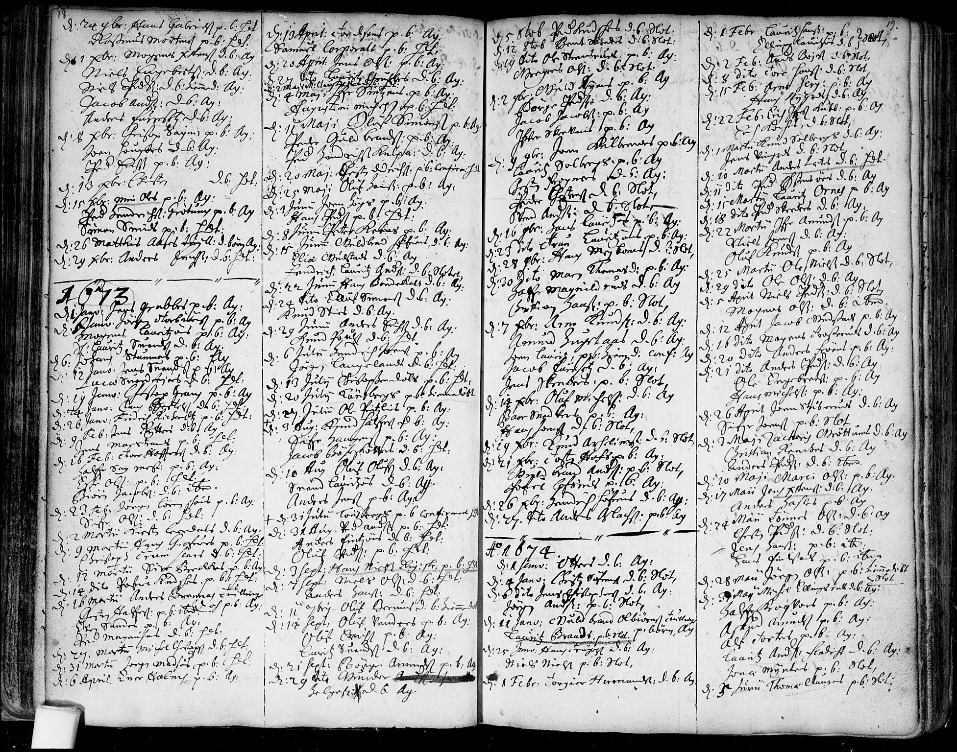 Aker prestekontor kirkebøker, AV/SAO-A-10861/F/L0001: Parish register (official) no. 1, 1656-1688