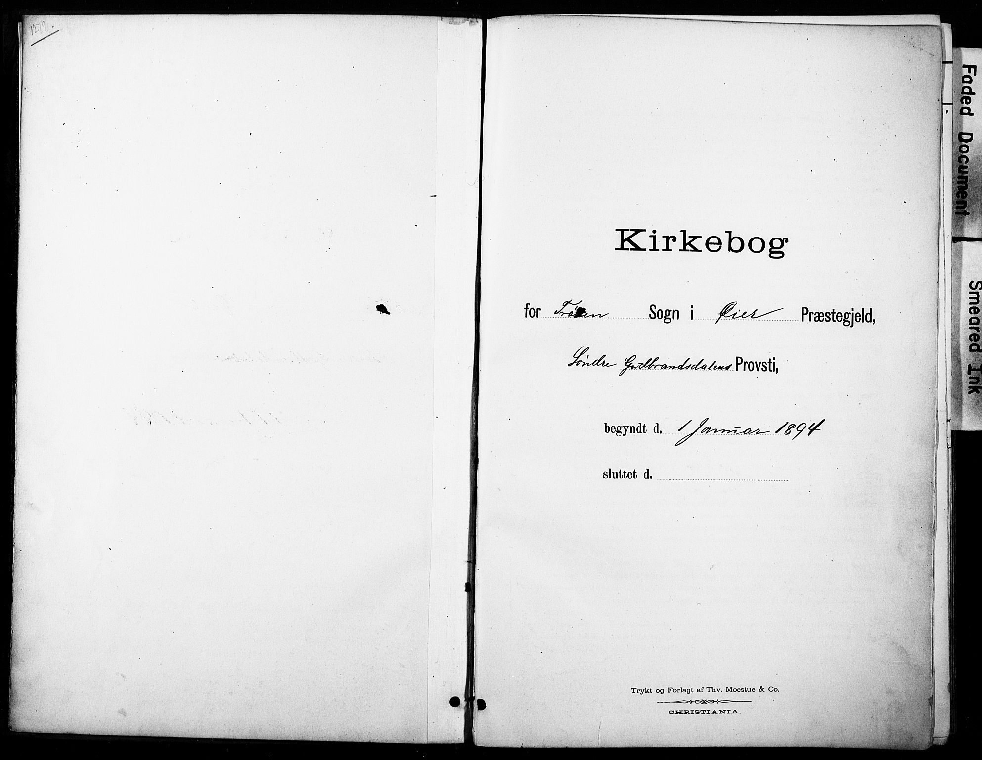 Øyer prestekontor, SAH/PREST-084/H/Ha/Haa/L0011: Parish register (official) no. 11, 1894-1905