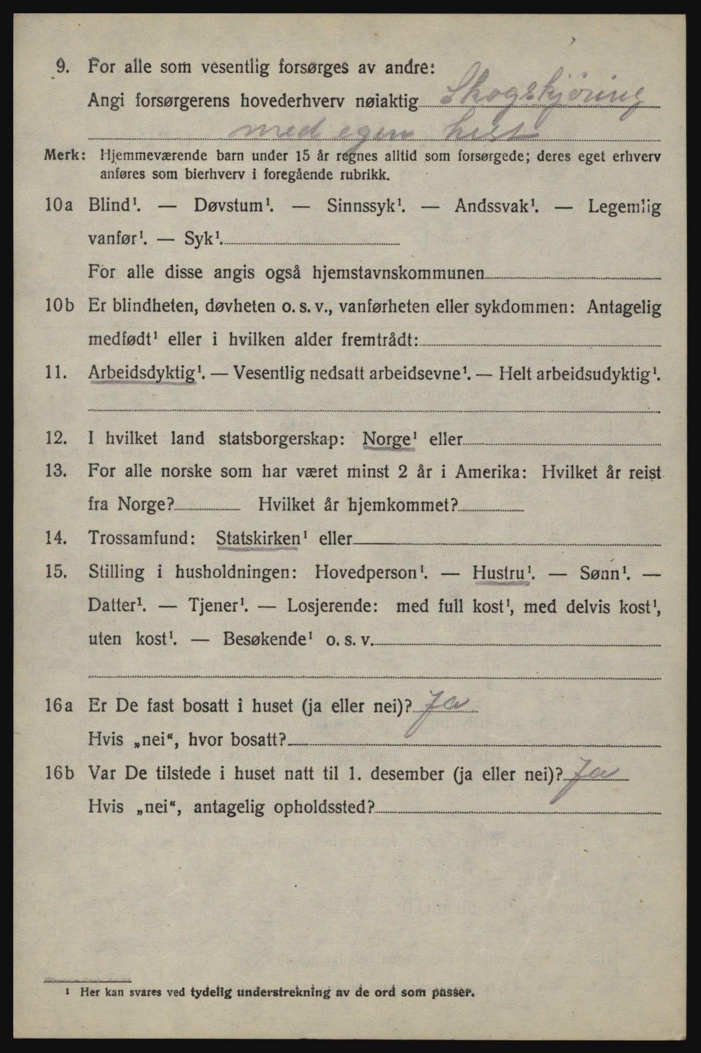 SAO, 1920 census for Øymark, 1920, p. 1064