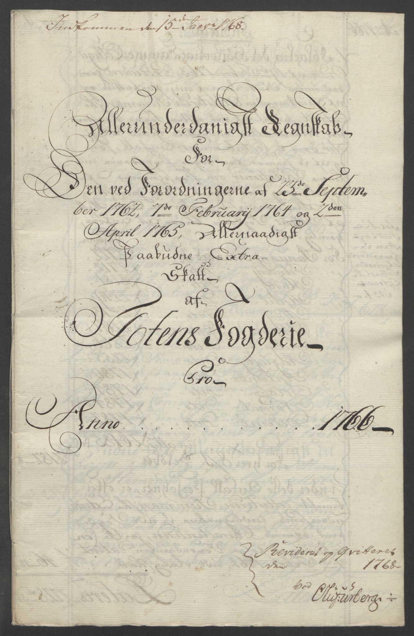 Rentekammeret inntil 1814, Reviderte regnskaper, Fogderegnskap, RA/EA-4092/R19/L1399: Fogderegnskap Toten, Hadeland og Vardal, 1762-1783, p. 108