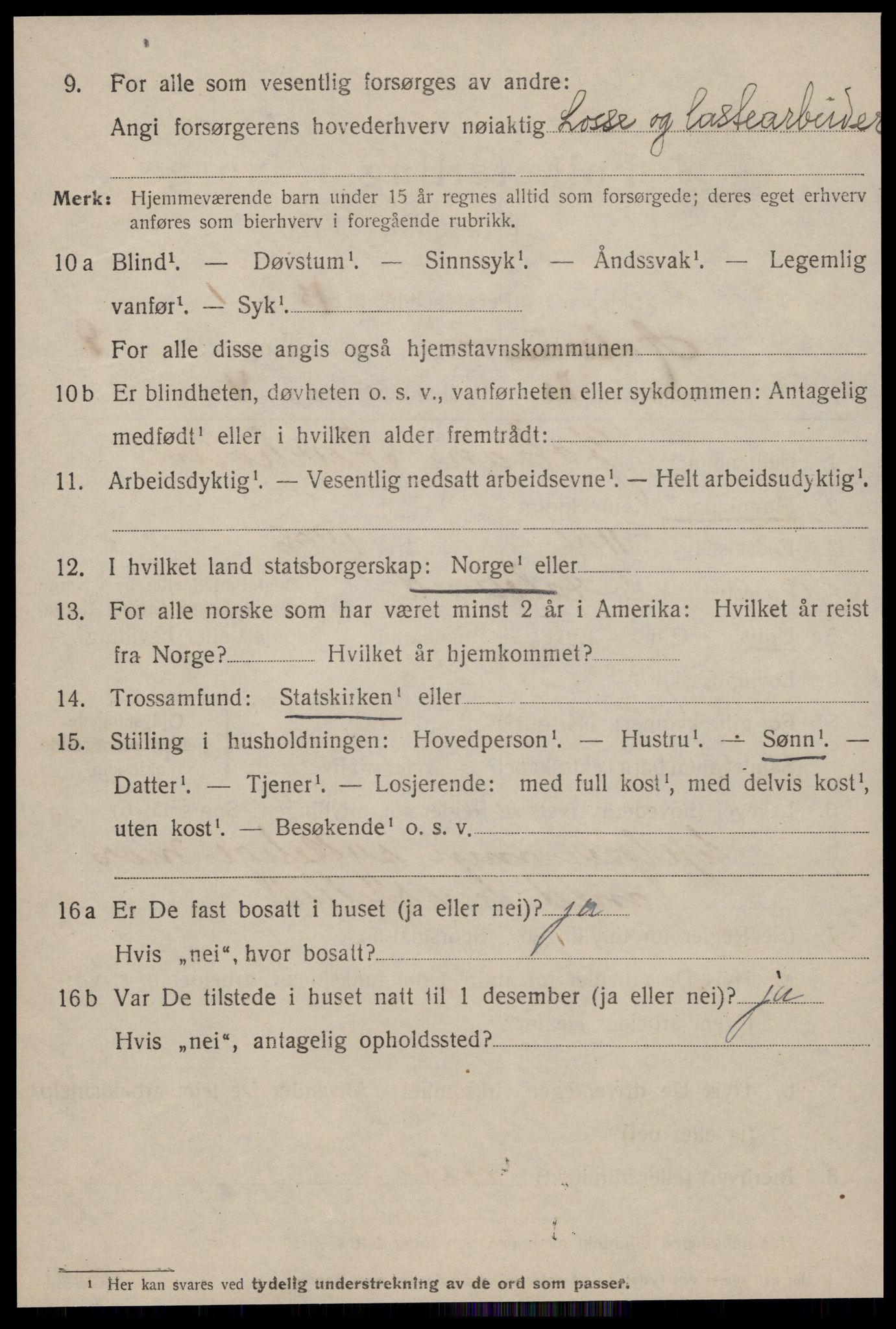 SAT, 1920 census for Ålesund, 1920, p. 23291