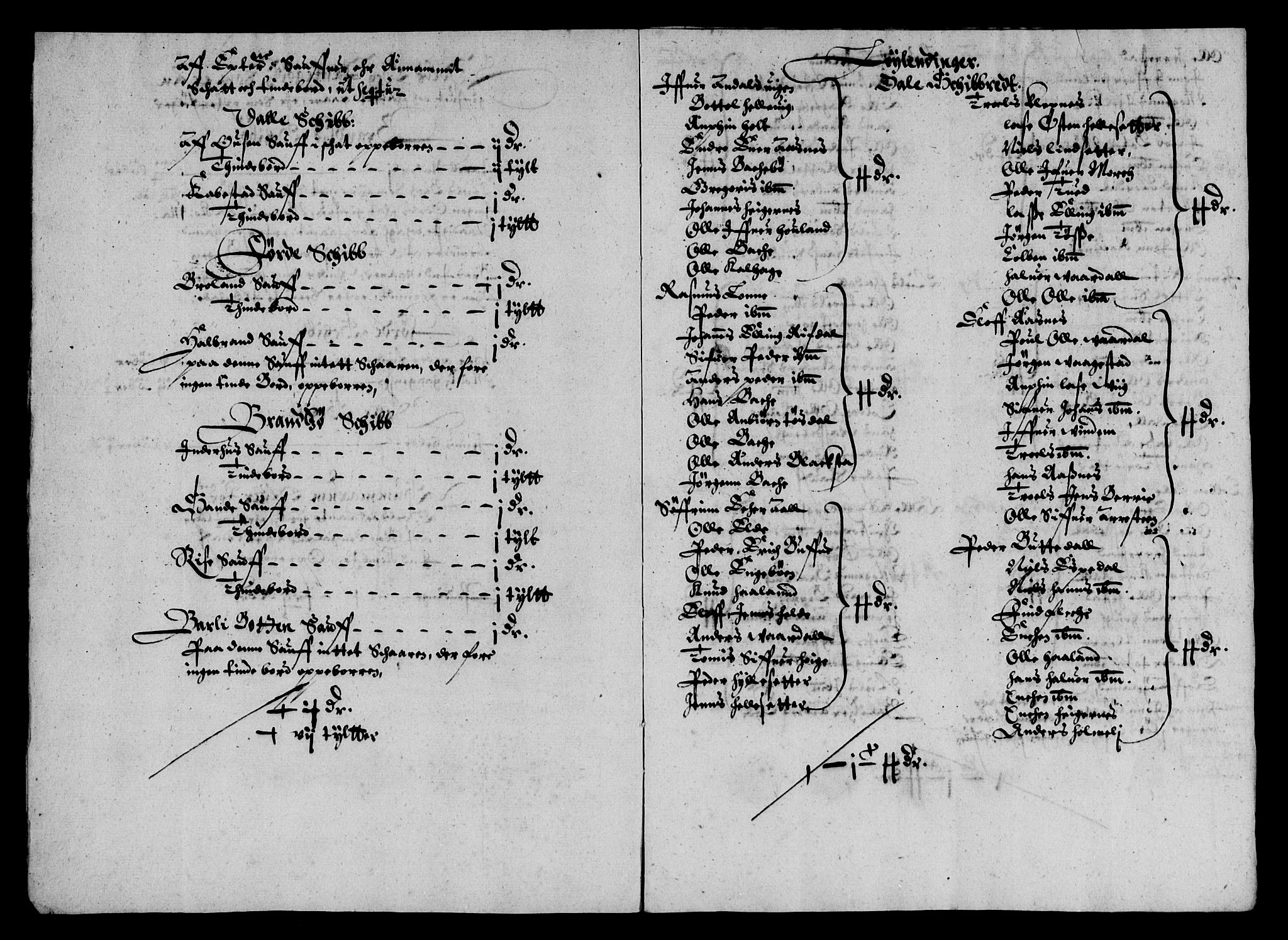 Rentekammeret inntil 1814, Reviderte regnskaper, Lensregnskaper, AV/RA-EA-5023/R/Rb/Rbt/L0093: Bergenhus len, 1642-1643