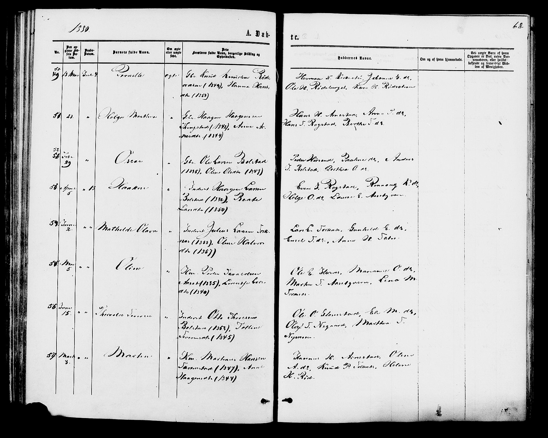 Åmot prestekontor, Hedmark, SAH/PREST-056/H/Ha/Haa/L0009: Parish register (official) no. 9, 1875-1883, p. 68