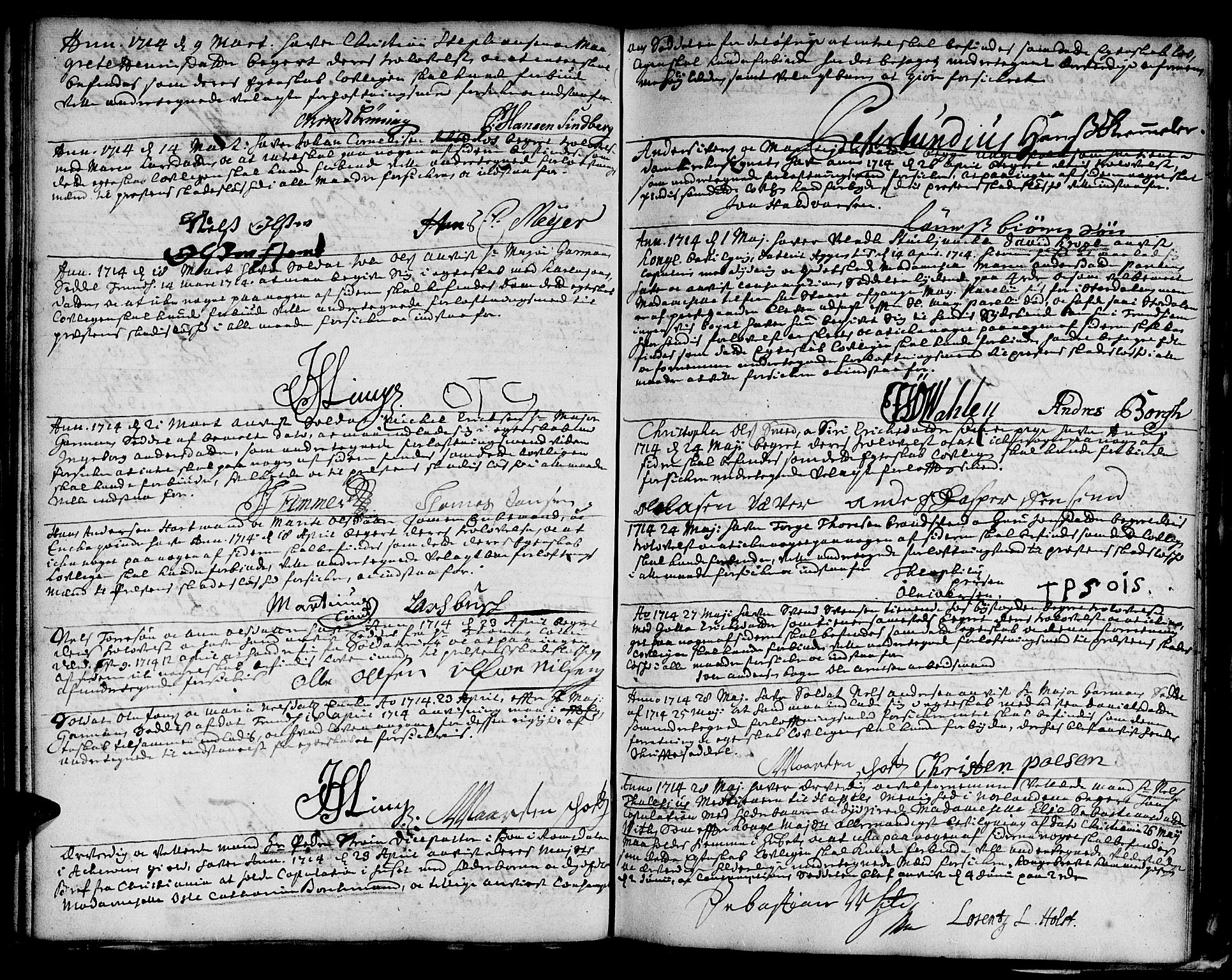 Ministerialprotokoller, klokkerbøker og fødselsregistre - Sør-Trøndelag, SAT/A-1456/601/L0033: Parish register (official) no. 601A01, 1679-1728