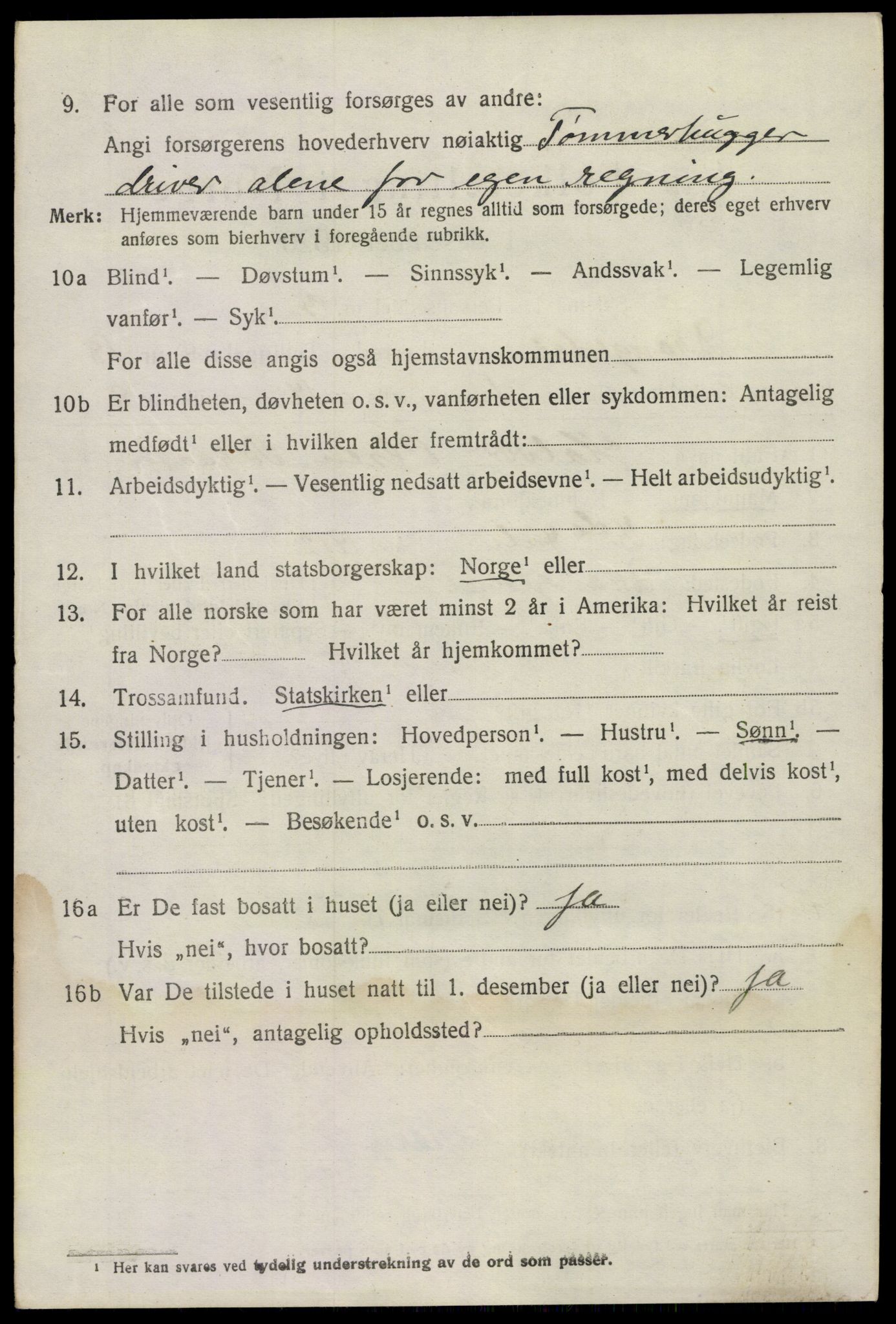 SAKO, 1920 census for Drangedal, 1920, p. 7802