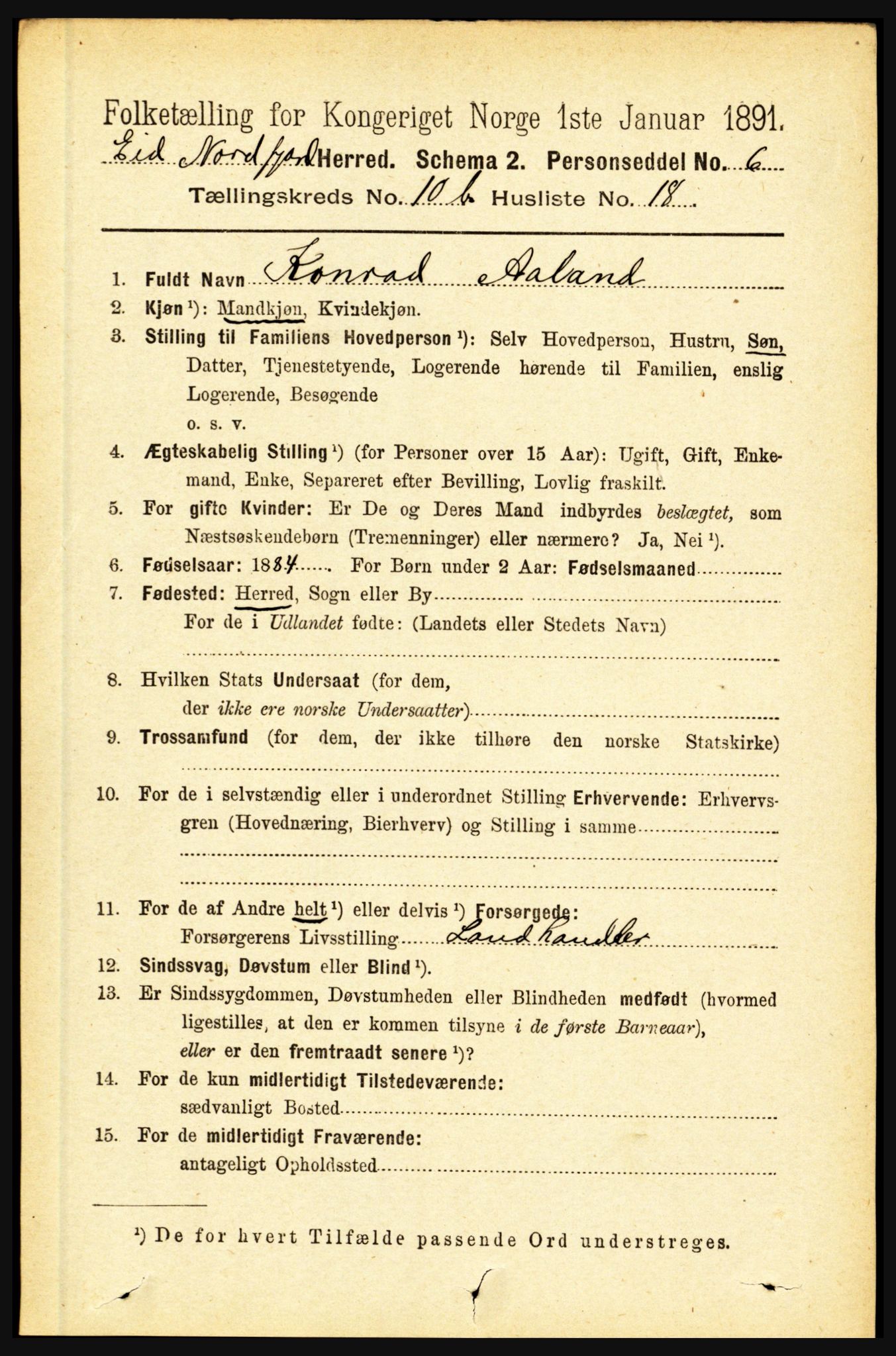 RA, 1891 census for 1443 Eid, 1891, p. 3469