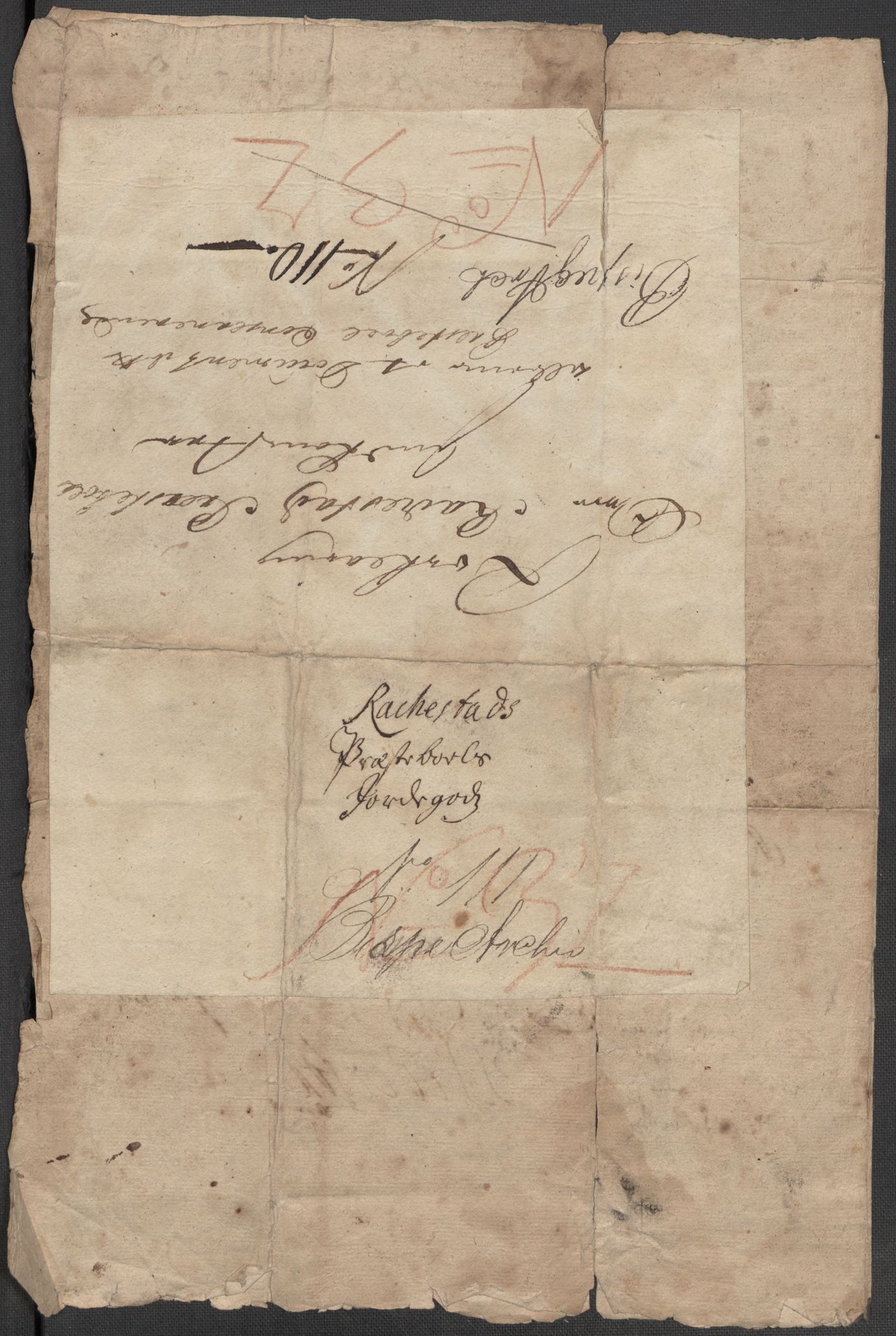 Riksarkivets diplomsamling, RA/EA-5965/F15/L0002: Prestearkiv - Østfold, 1572-1683, p. 63