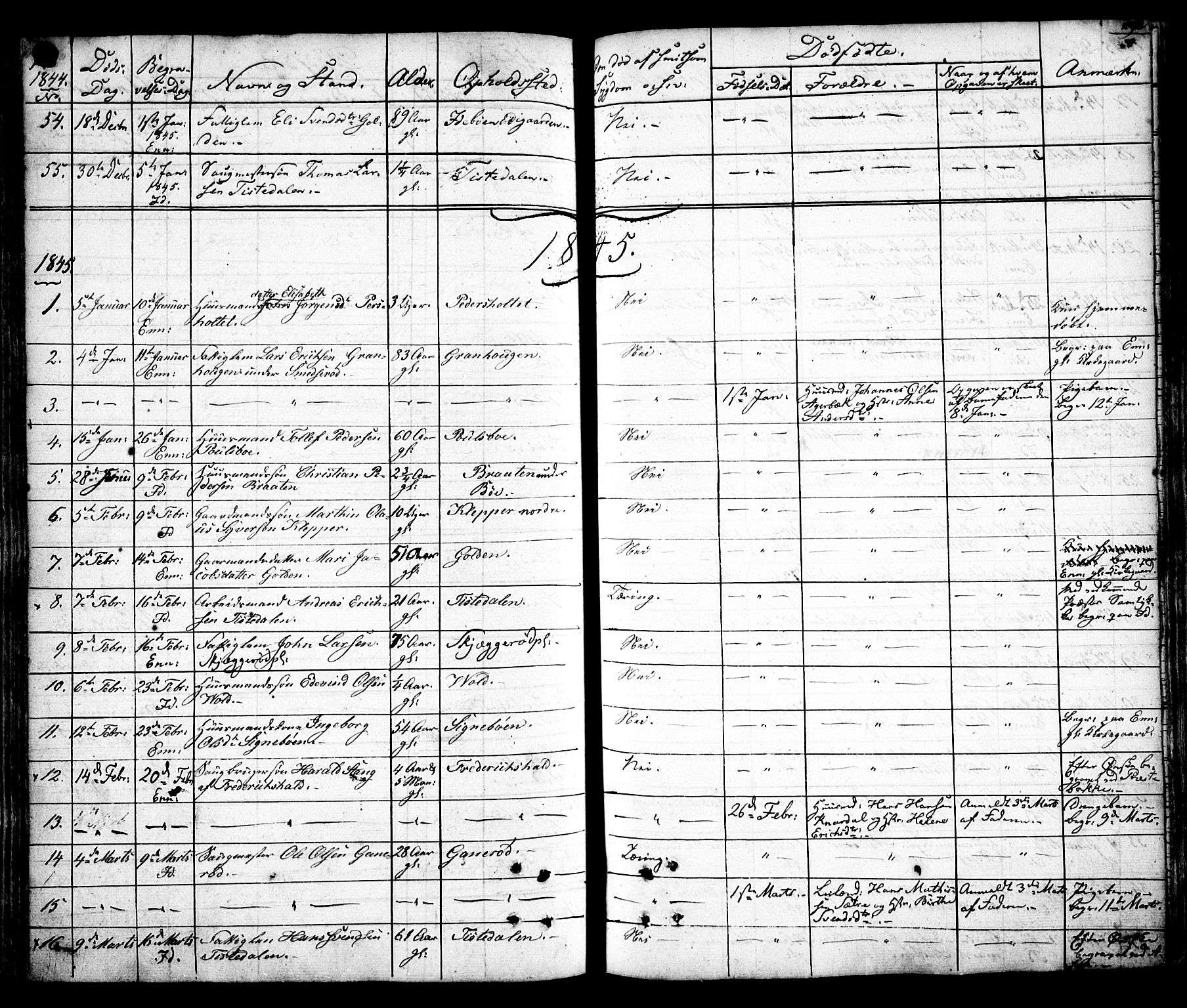 Idd prestekontor Kirkebøker, SAO/A-10911/F/Fc/L0003: Parish register (official) no. III 3, 1832-1847, p. 293