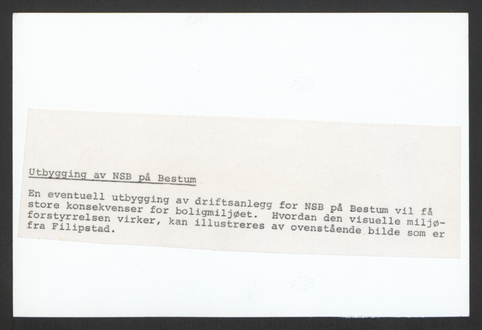 Norges statsbaner, Hovedadministrasjonen, Plankontoret for Oslo S, AV/RA-S-5410/D/L0167: Driftsbanegården. Øvrige driftsbanegårder, 1975-1987, p. 535