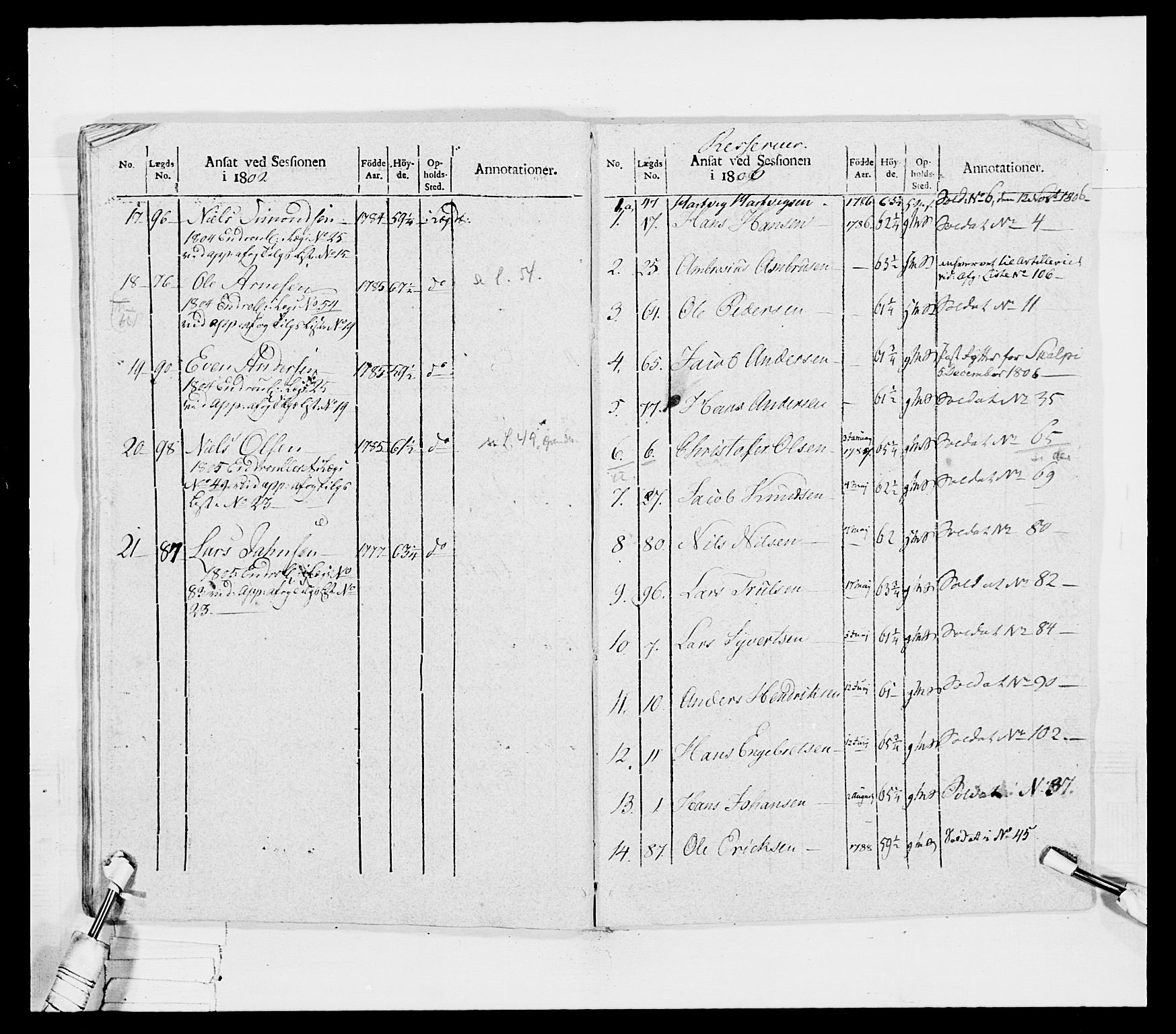 Generalitets- og kommissariatskollegiet, Det kongelige norske kommissariatskollegium, RA/EA-5420/E/Eh/L0032a: Nordafjelske gevorbne infanteriregiment, 1806, p. 475