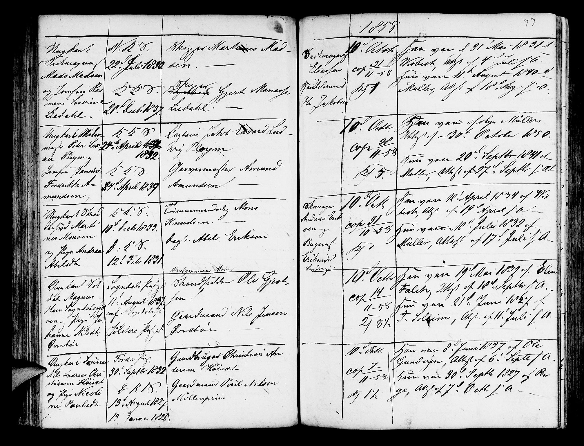 Korskirken sokneprestembete, AV/SAB-A-76101/H/Haa/L0009: Parish register (official) no. A 9, 1743-1861, p. 77