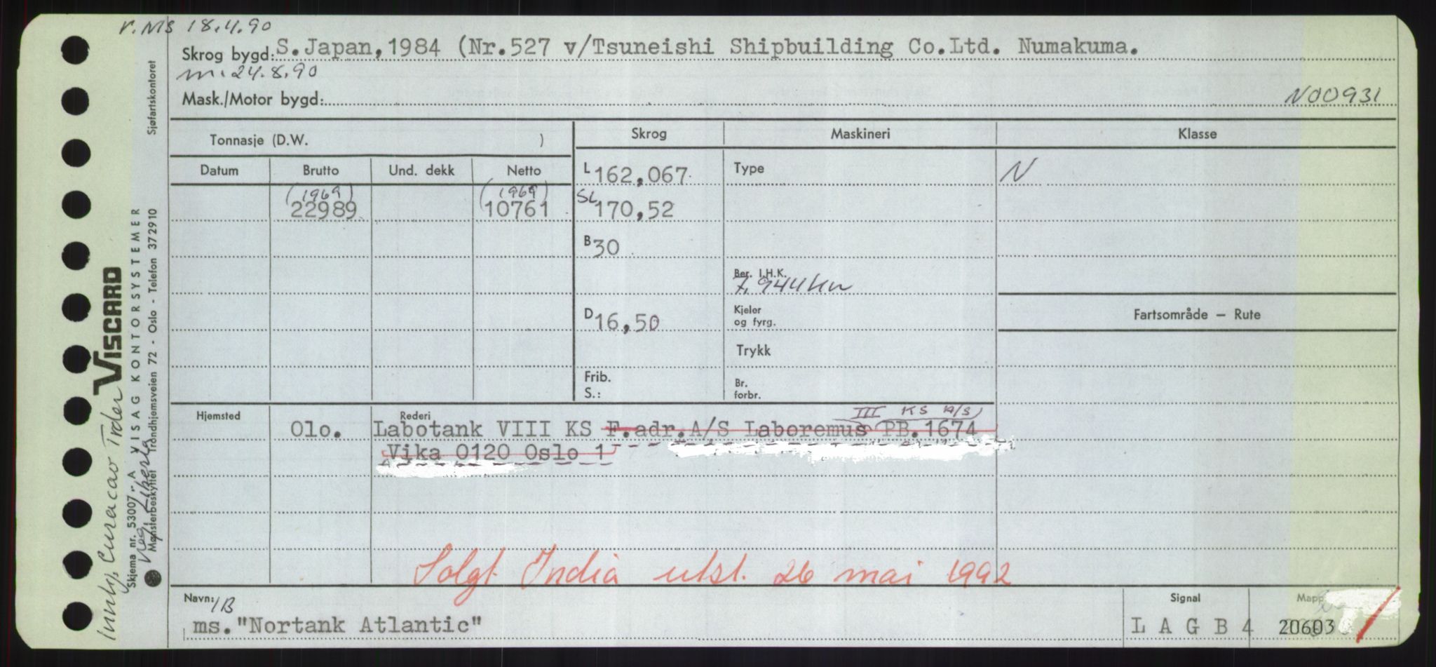 Sjøfartsdirektoratet med forløpere, Skipsmålingen, AV/RA-S-1627/H/Hd/L0027: Fartøy, Norhop-Nør, p. 177