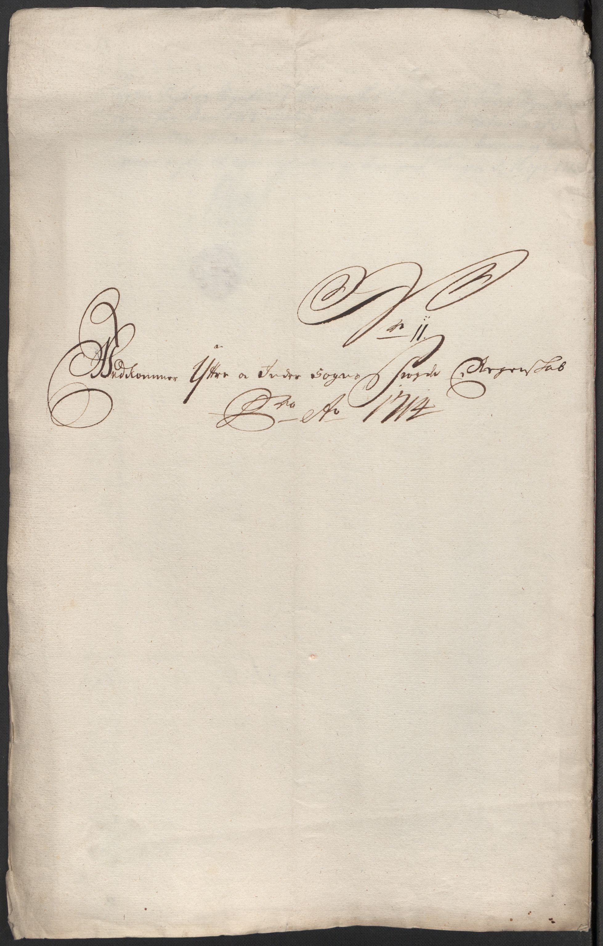 Rentekammeret inntil 1814, Reviderte regnskaper, Fogderegnskap, AV/RA-EA-4092/R52/L3319: Fogderegnskap Sogn, 1713-1714, p. 764