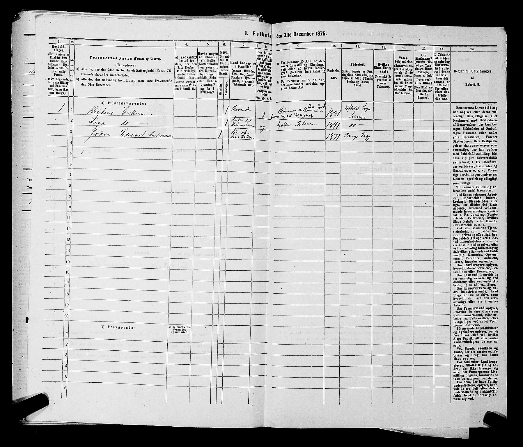 RA, 1875 census for 0116P Berg, 1875, p. 680