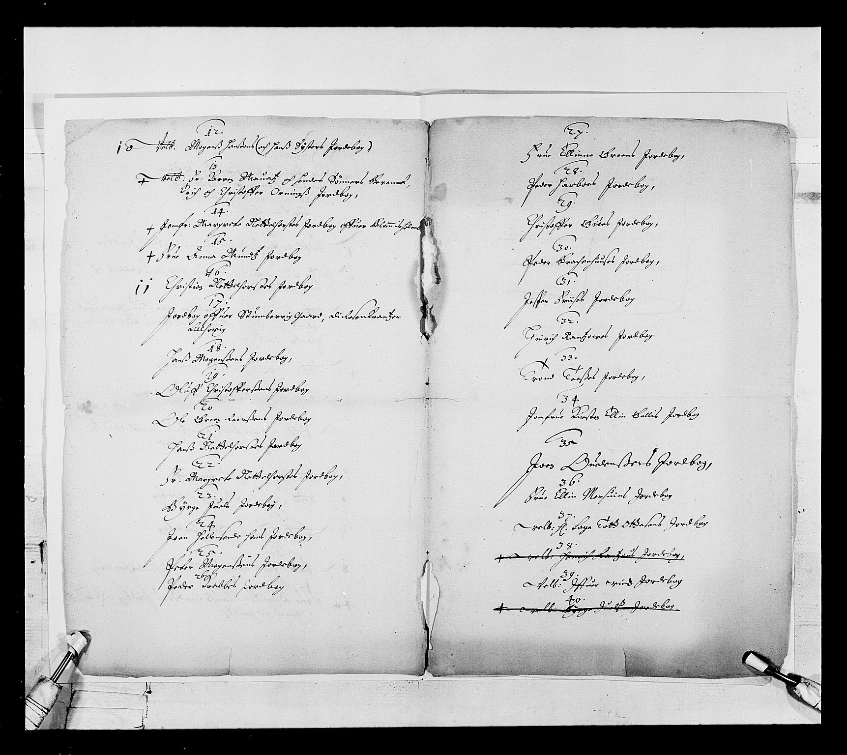 Stattholderembetet 1572-1771, AV/RA-EA-2870/Ek/L0021/0001: Jordebøker 1633-1658: / Adelsjordebøker innlevert til hyllingen i august 1648 og senere, 1648-1649, p. 3