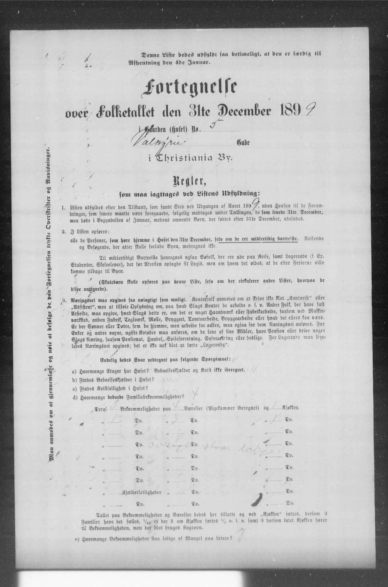 OBA, Municipal Census 1899 for Kristiania, 1899, p. 15720