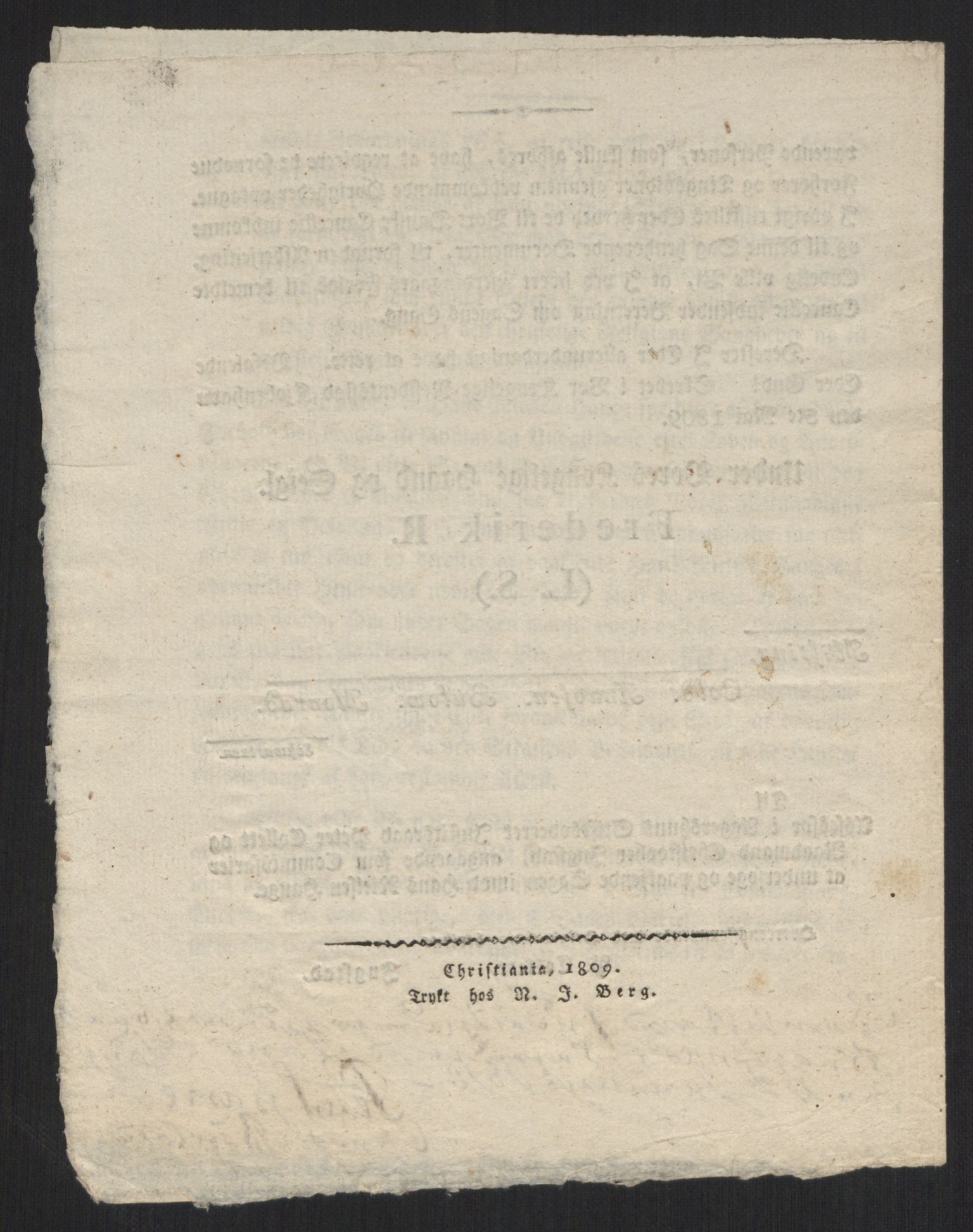 Justisdepartementet, Kommisjon i saken mot Hans Nielsen Hauge 1804, AV/RA-S-1151/D/L0004: Hans Nielsen Hauges sak, 1813, p. 492