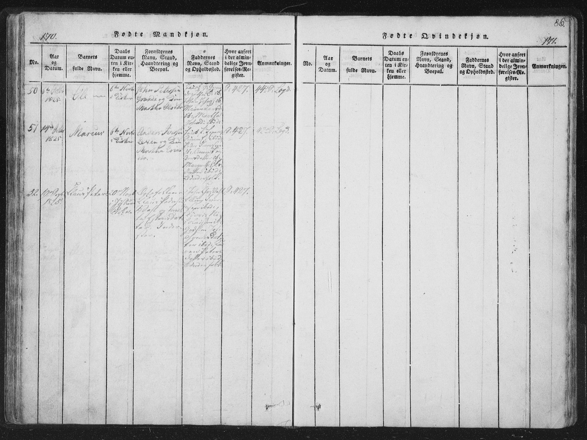 Ministerialprotokoller, klokkerbøker og fødselsregistre - Sør-Trøndelag, SAT/A-1456/659/L0734: Parish register (official) no. 659A04, 1818-1825, p. 170-171