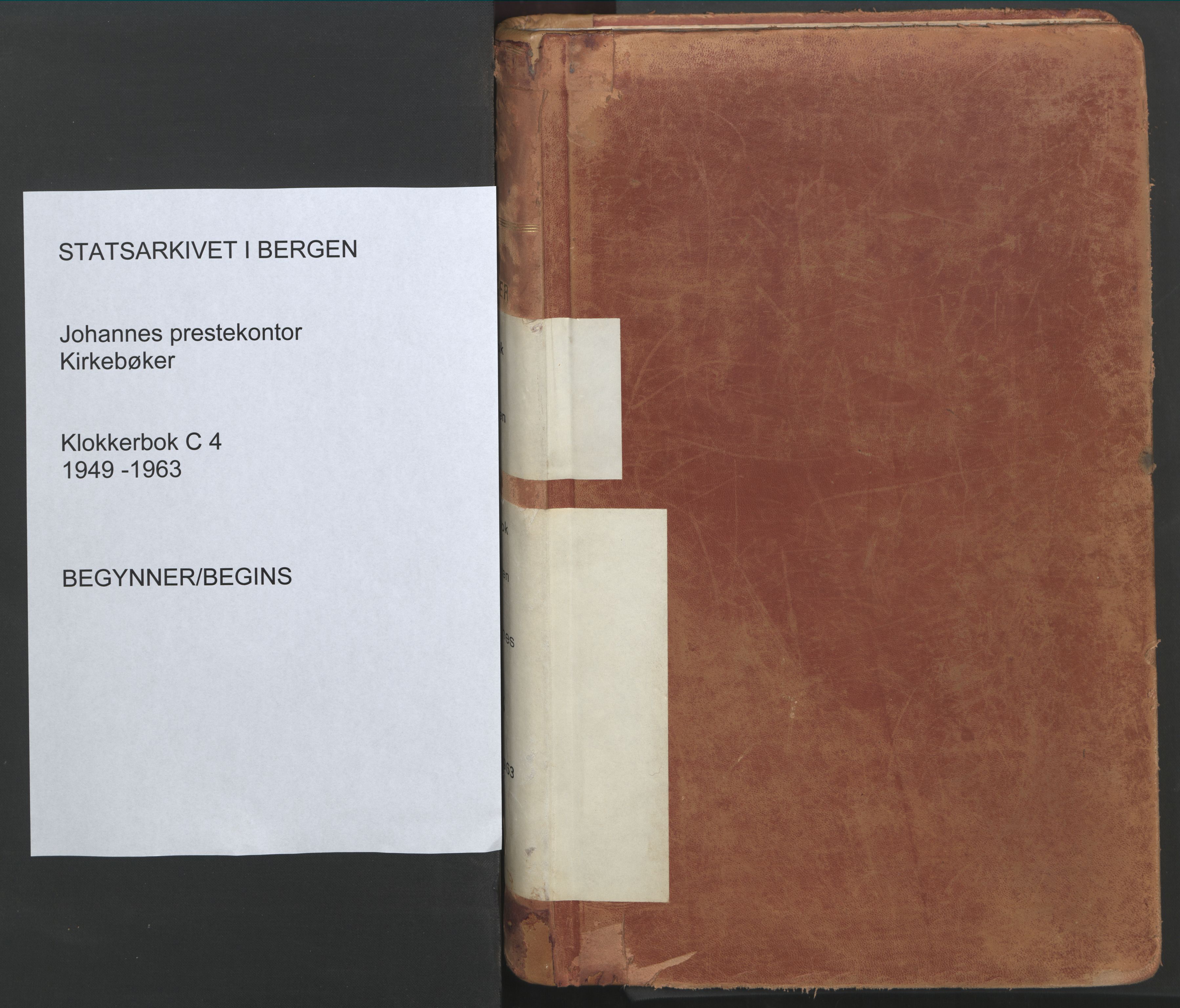 Johanneskirken sokneprestembete, SAB/A-76001/H/Hab: Parish register (copy) no. C 4, 1949-1963