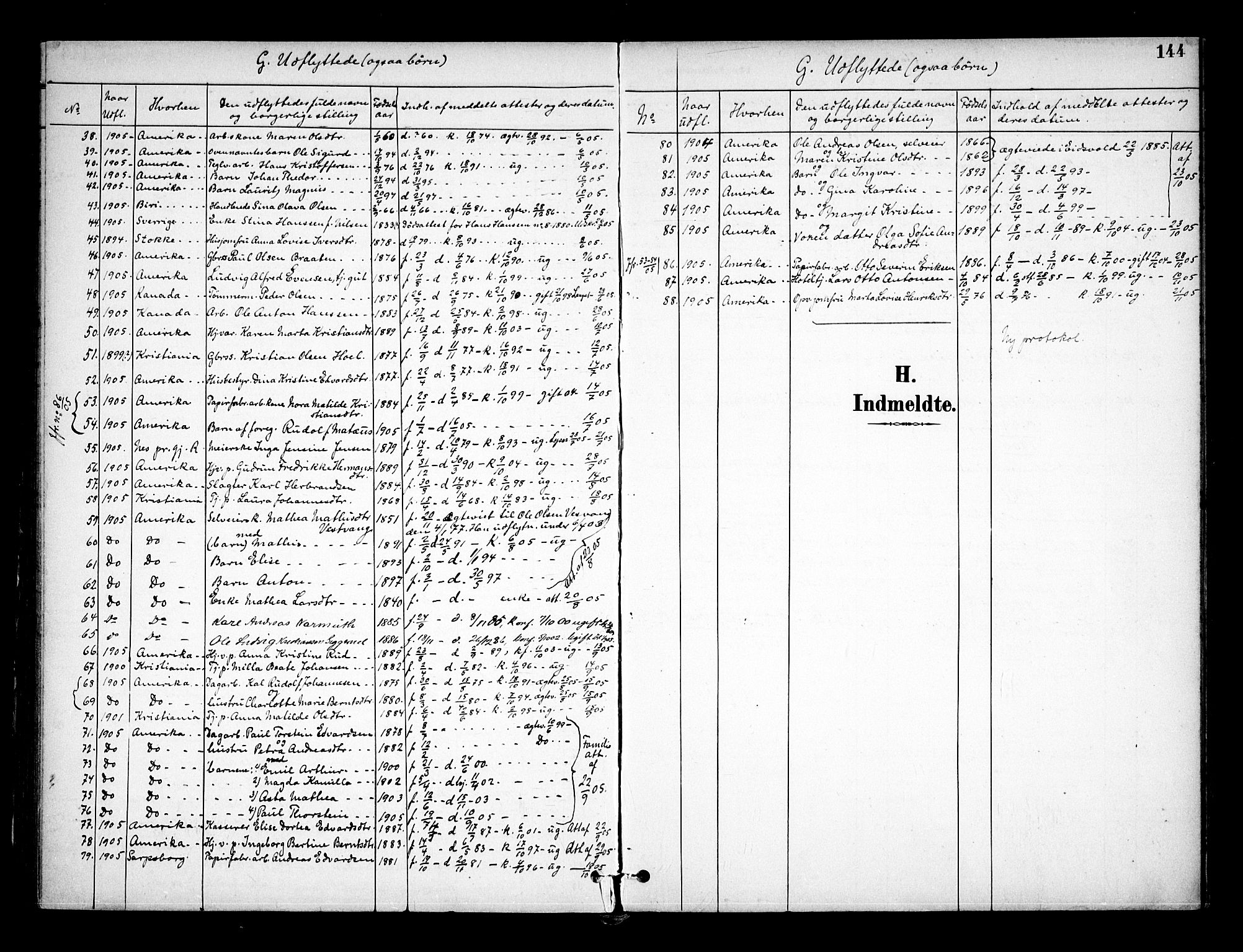 Eidsvoll prestekontor Kirkebøker, SAO/A-10888/F/Fa/L0005: Parish register (official) no. I 5, 1896-1906, p. 144