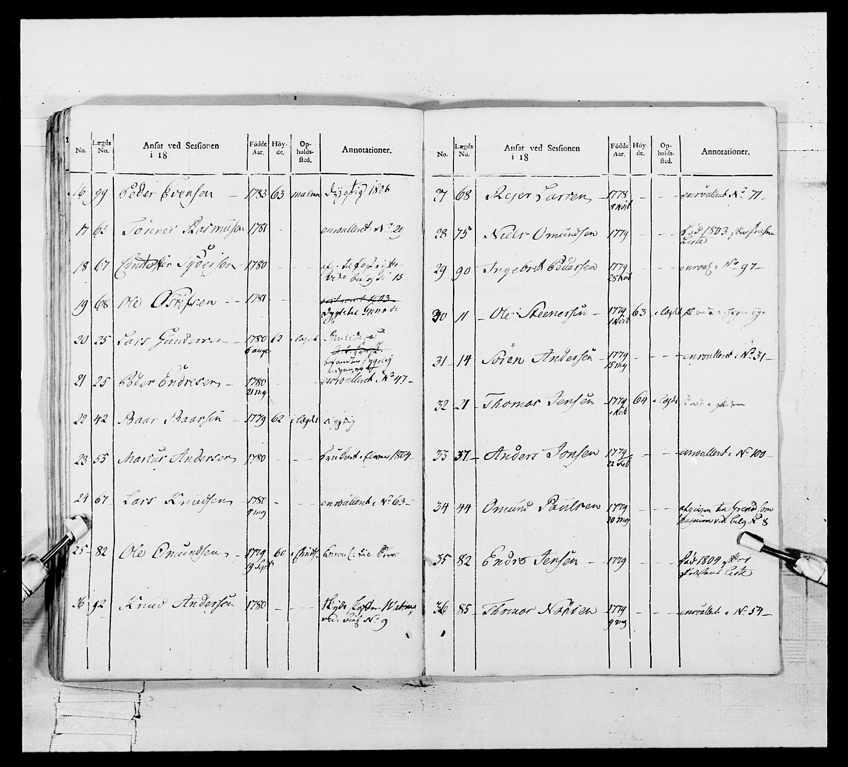 Generalitets- og kommissariatskollegiet, Det kongelige norske kommissariatskollegium, AV/RA-EA-5420/E/Eh/L0109: Vesterlenske nasjonale infanteriregiment, 1806, p. 489