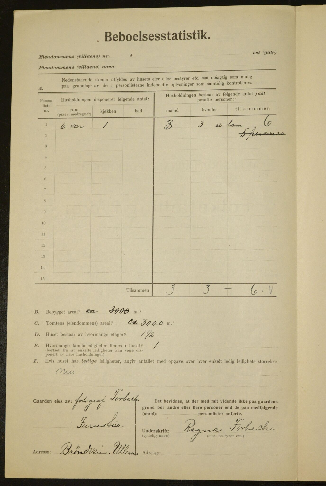 , Municipal Census 1923 for Aker, 1923, p. 769