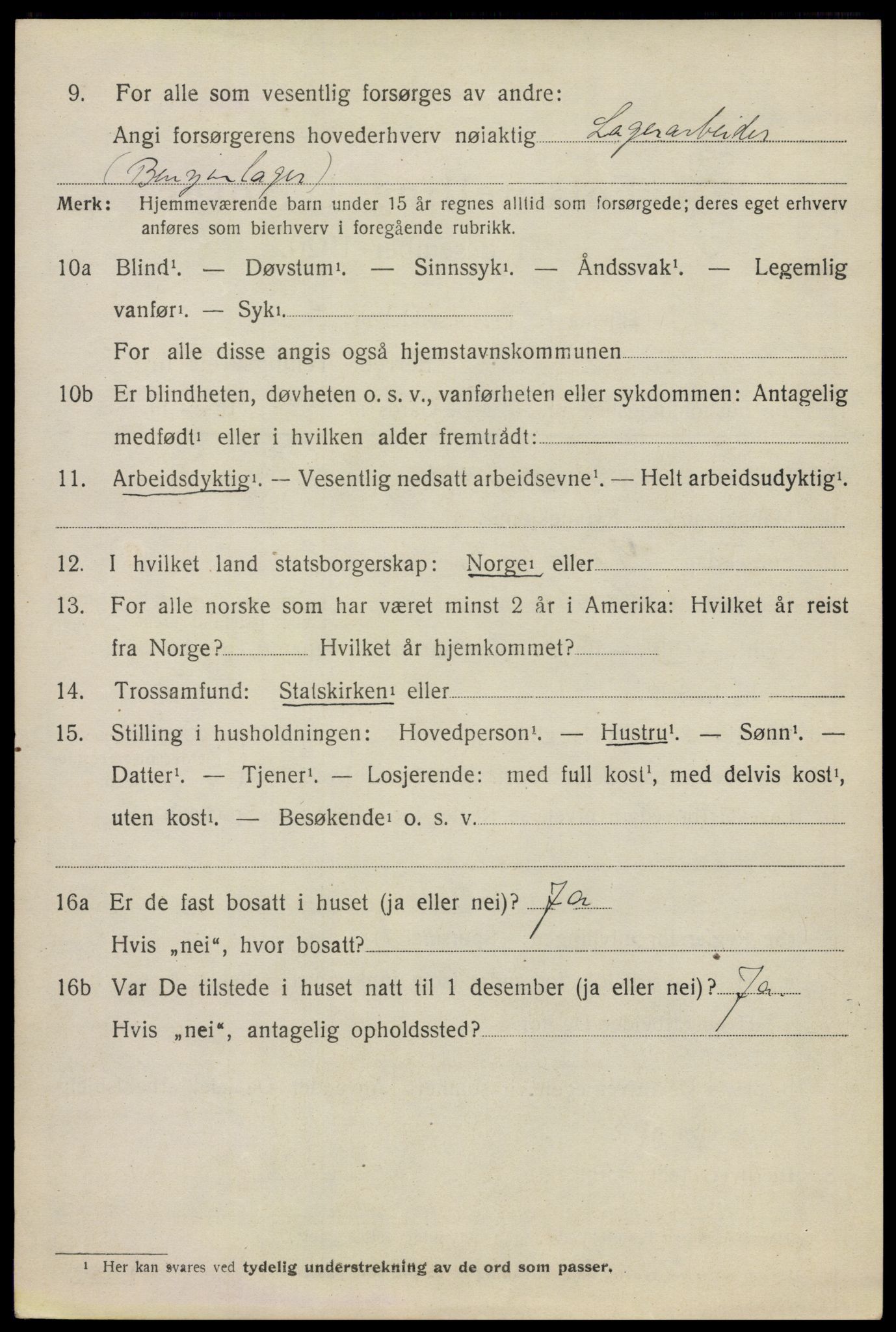 SAO, 1920 census for Nesodden, 1920, p. 5350