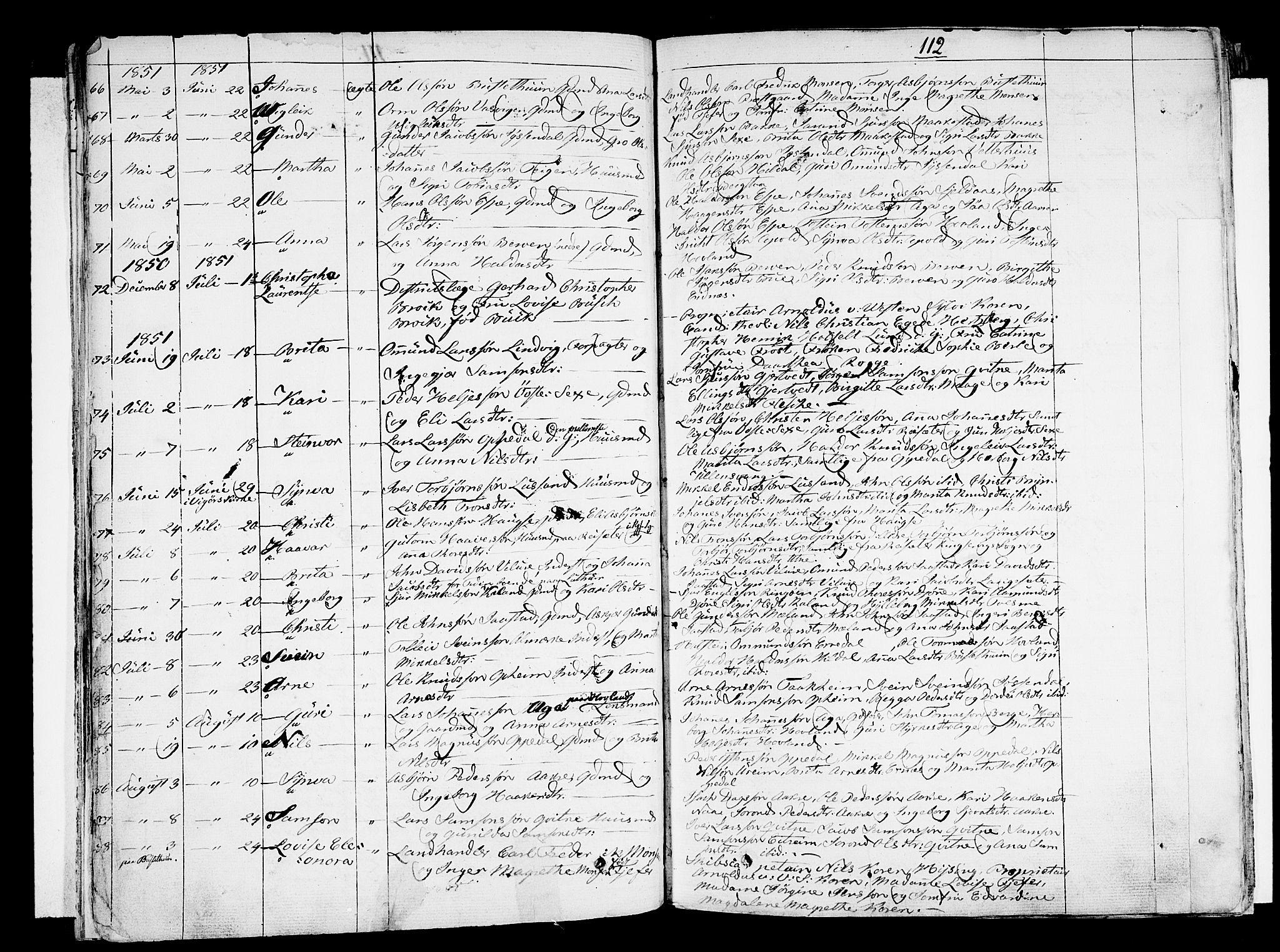Ullensvang sokneprestembete, SAB/A-78701/H/Haa: Parish register (official) no. A 10, 1825-1853, p. 112