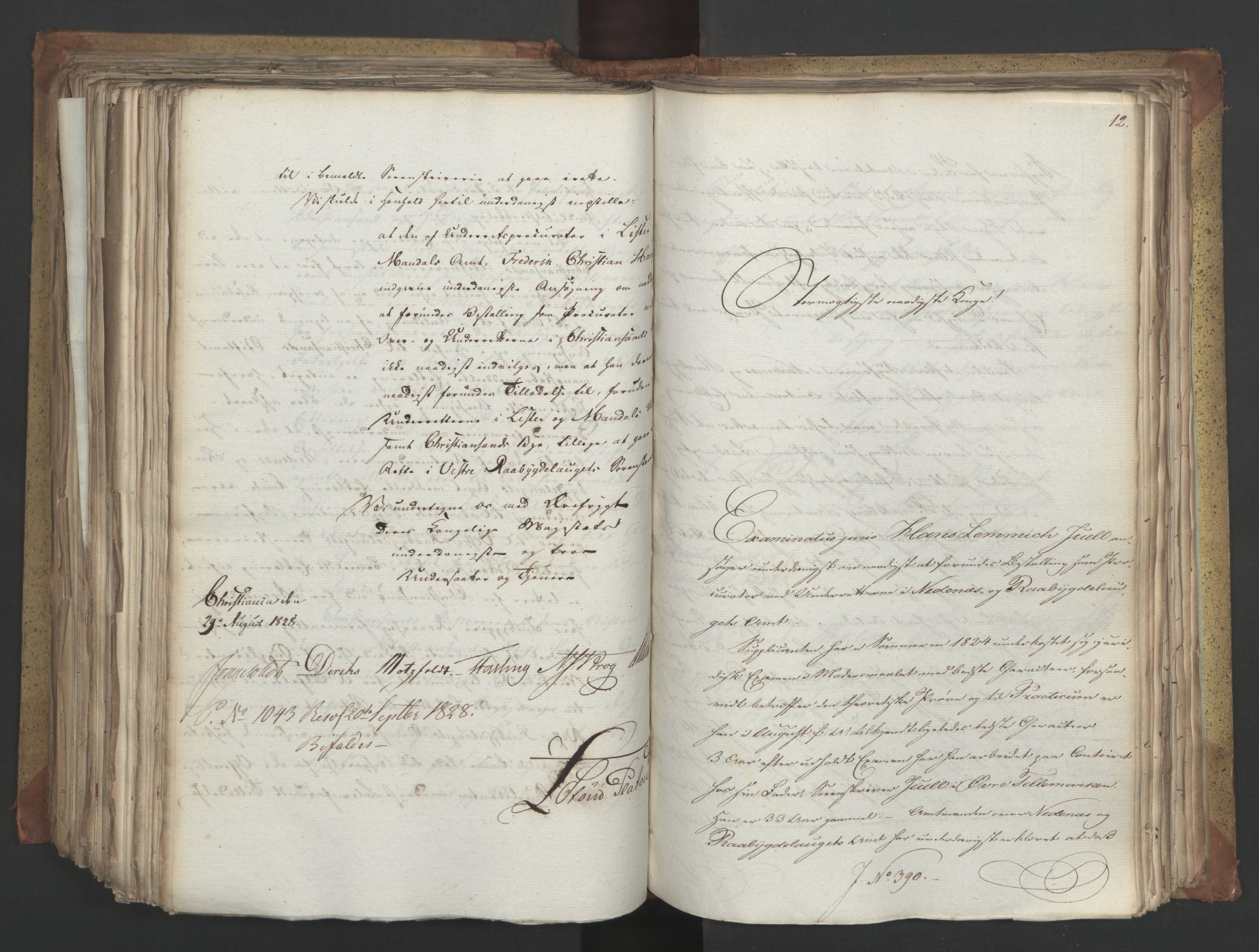 Statsrådsavdelingen i Stockholm, AV/RA-S-1003/D/Da/L0055: Regjeringsinnstillinger nr. 231-435, 1828, p. 503