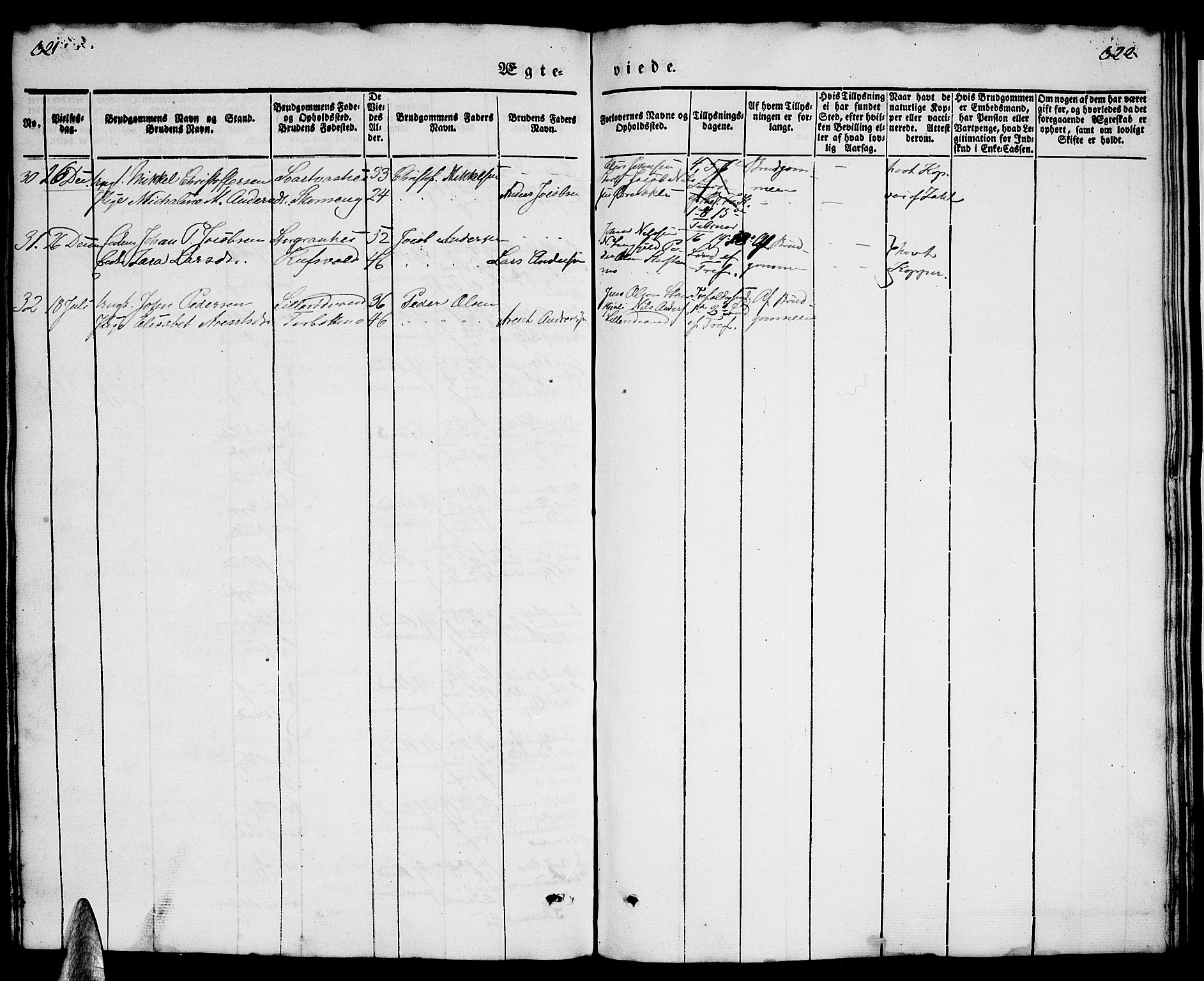 Ministerialprotokoller, klokkerbøker og fødselsregistre - Nordland, AV/SAT-A-1459/827/L0413: Parish register (copy) no. 827C02, 1842-1852, p. 321-322