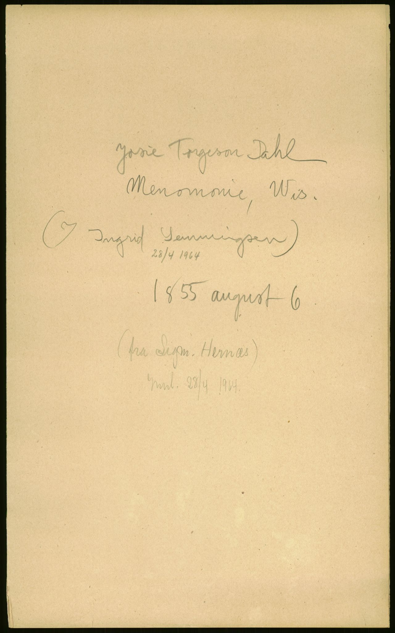 Samlinger til kildeutgivelse, Amerikabrevene, AV/RA-EA-4057/F/L0011: Innlån fra Oppland: Bræin - Knudsen, 1838-1914, p. 161