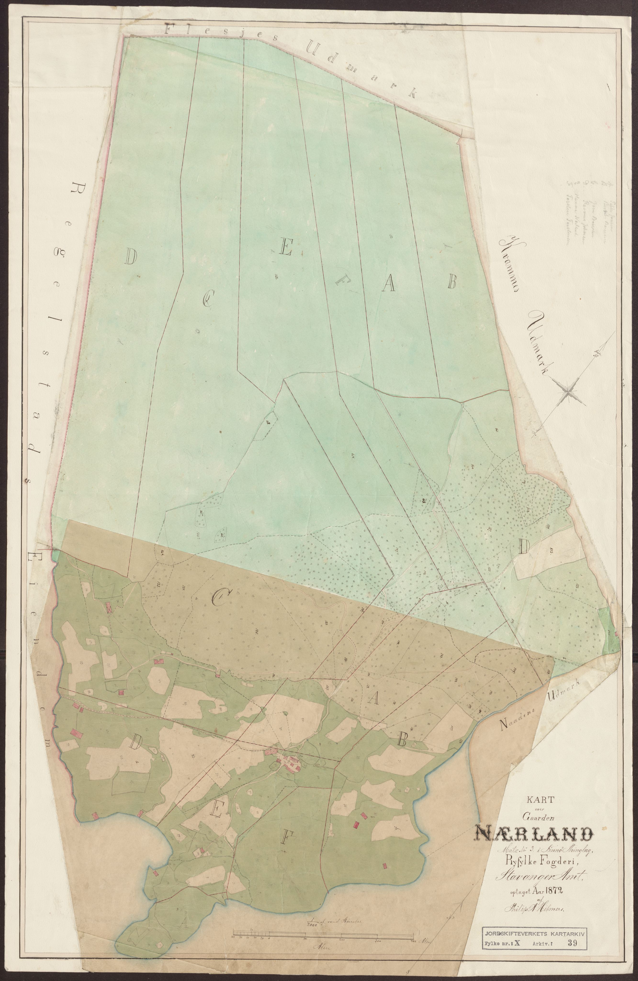 Jordskifteverkets kartarkiv, AV/RA-S-3929/T, 1859-1988, p. 90